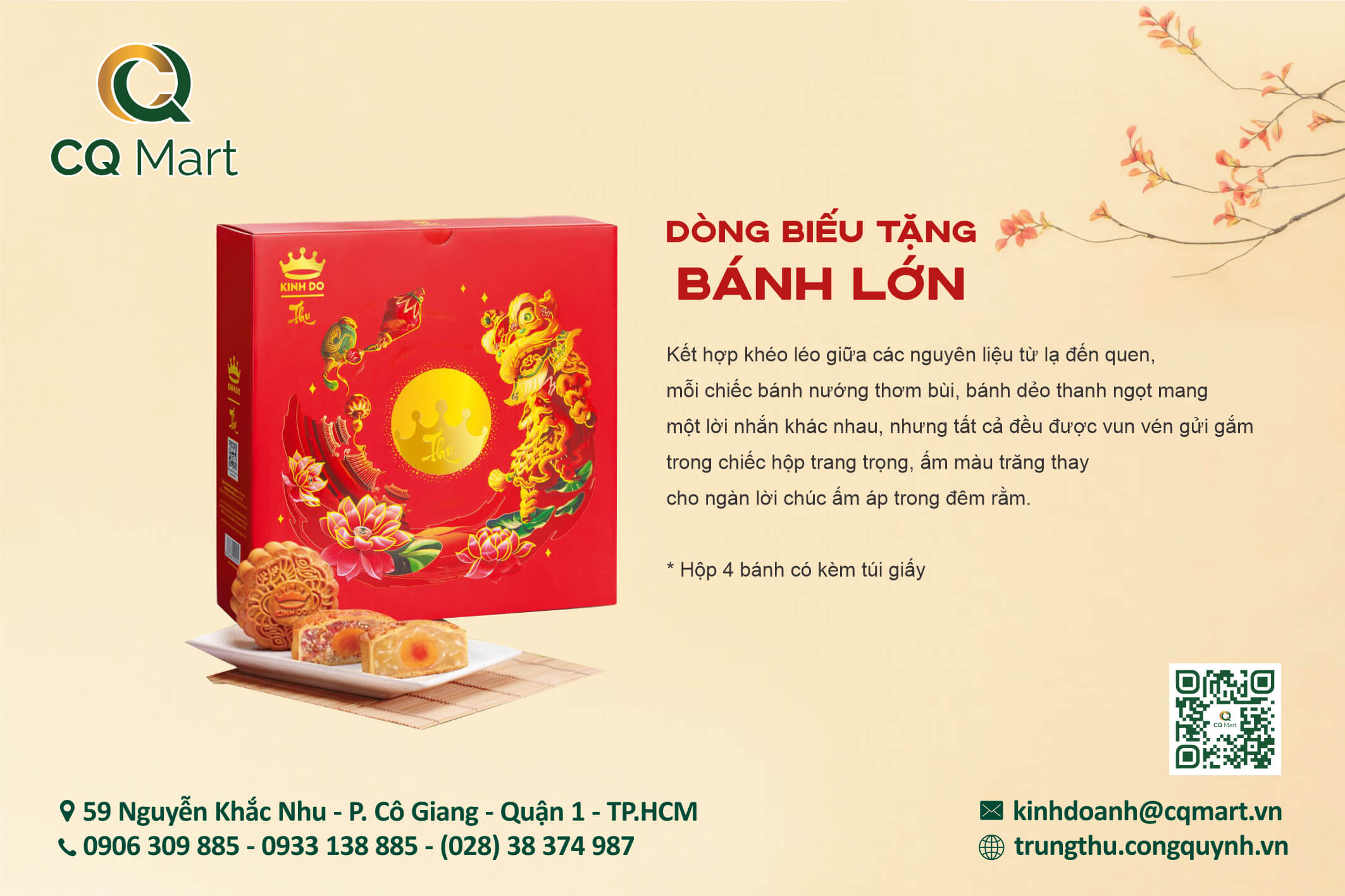 Bánh trung thu Kinh Đô 2024 - Combo CQ2