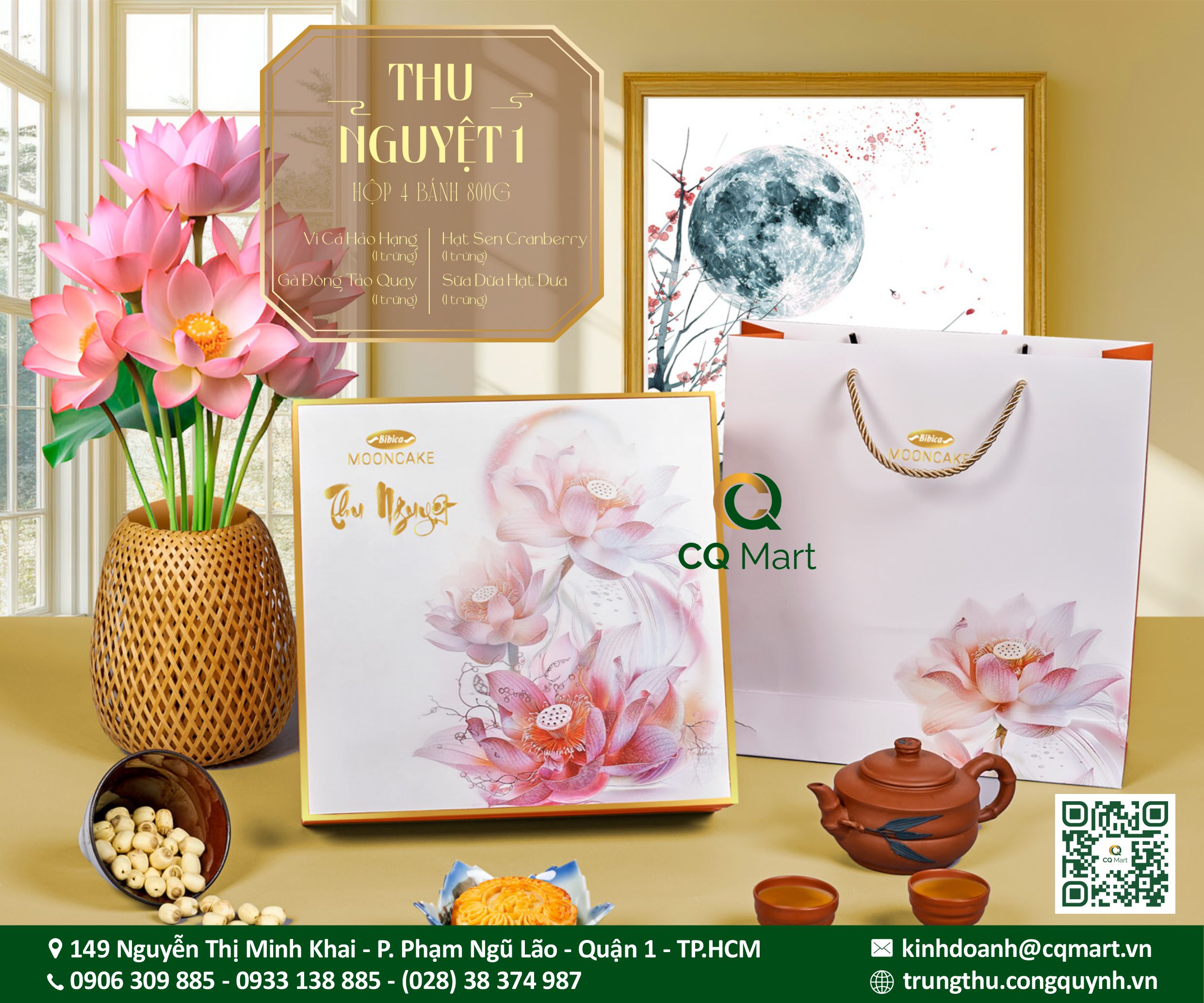 bánh trung thu bibica Thu Nguyệt 1