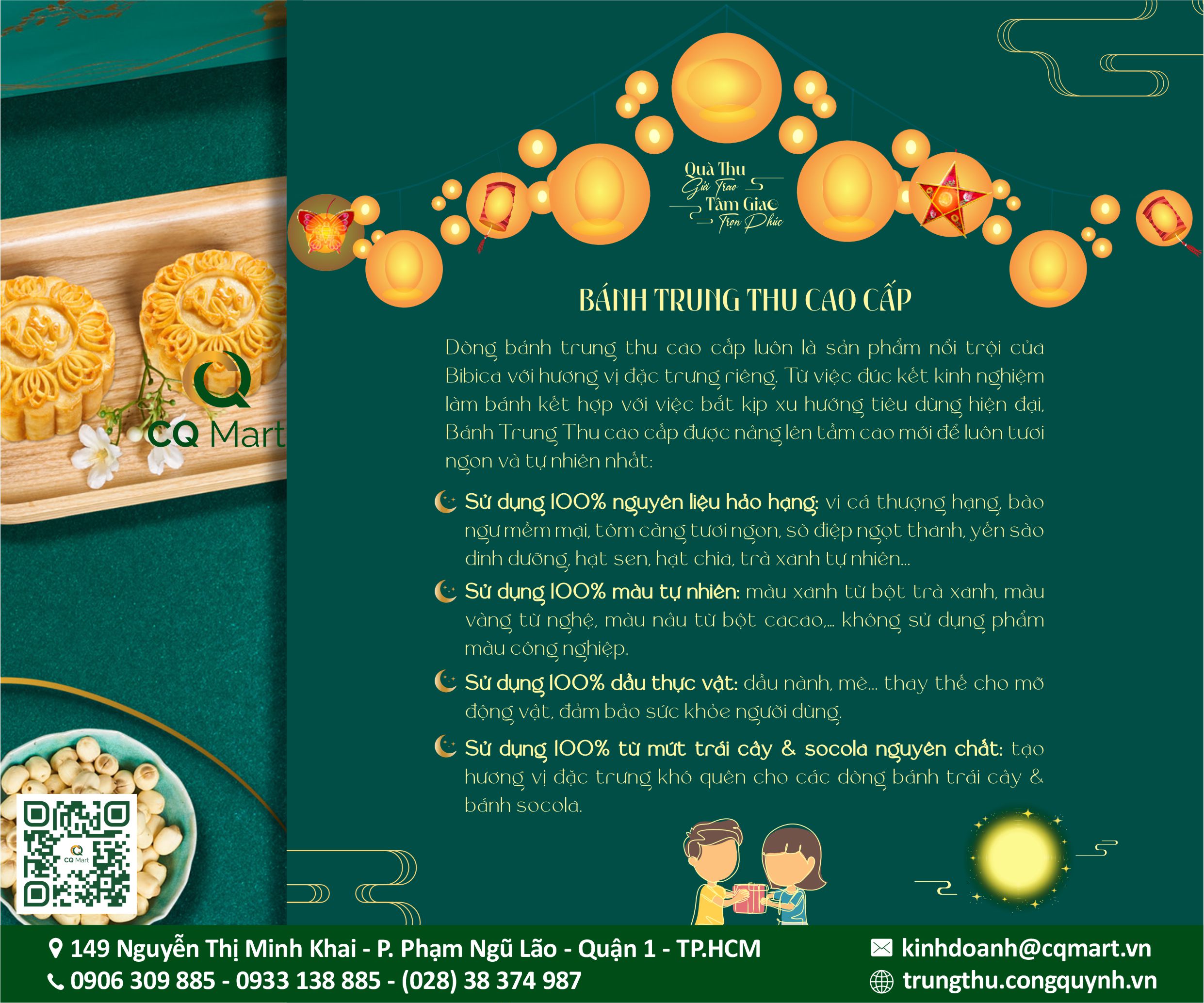 cam kết về chất lượng bánh trung thu Bibica