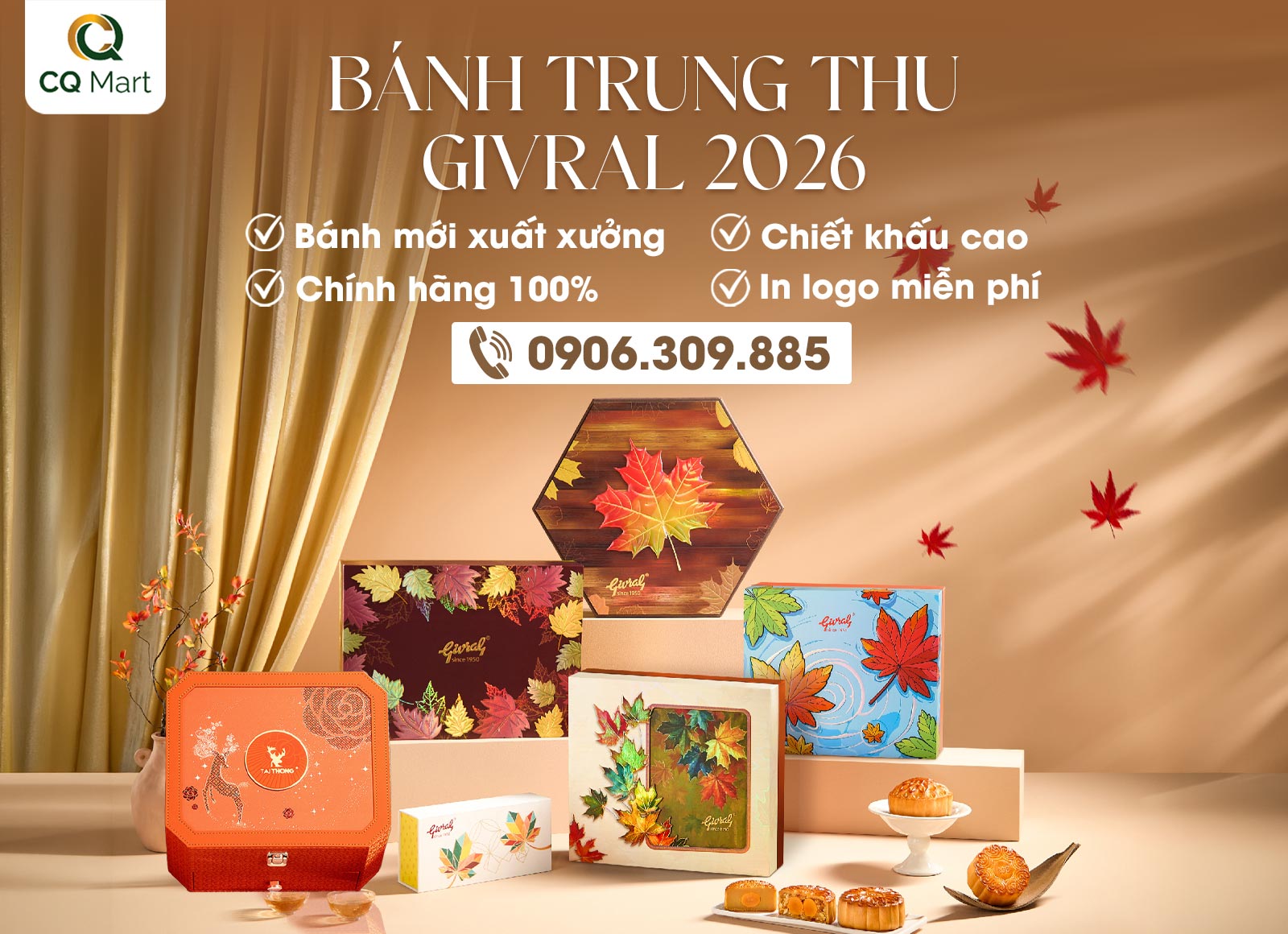 Bánh trung thu GIVRAL 2026