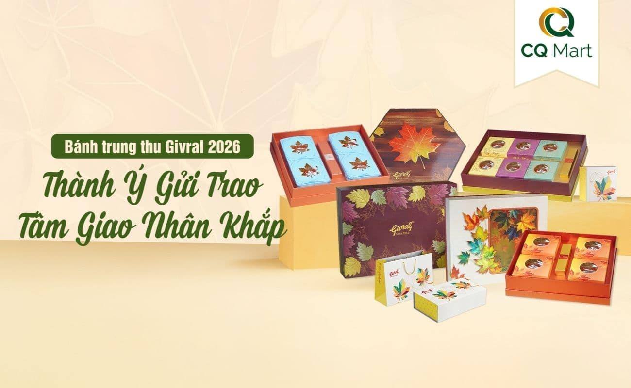 Ra mắt BST Bánh trung thu Givral 2026 chính hãng