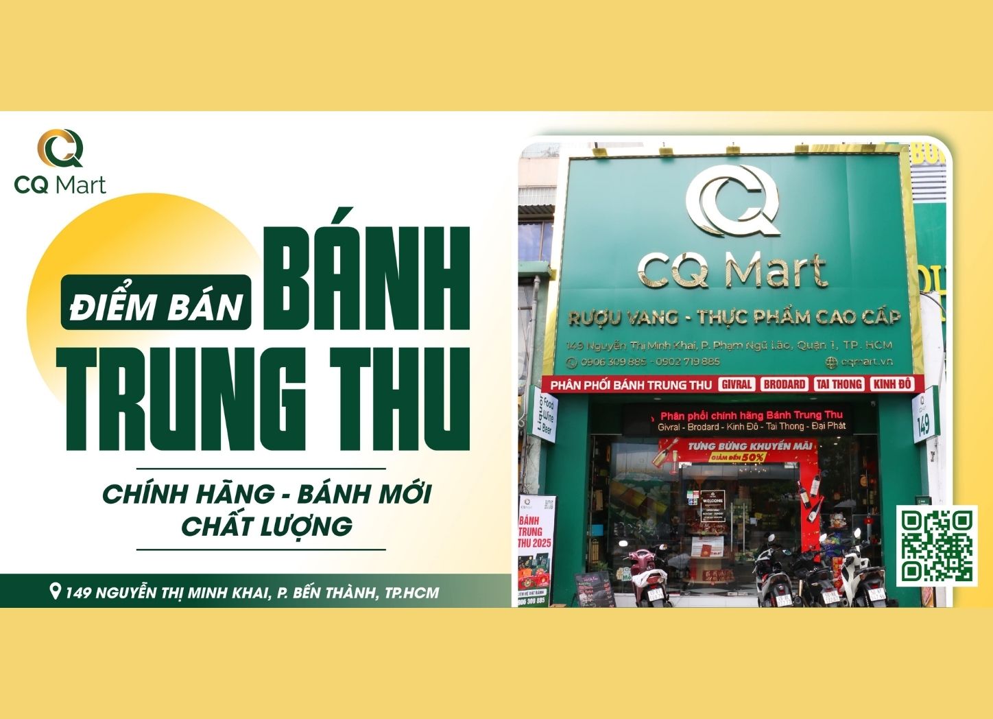 Bánh Trung Thu CQ Mart đồng hành cùng doanh nghiệp mùa Trung thu