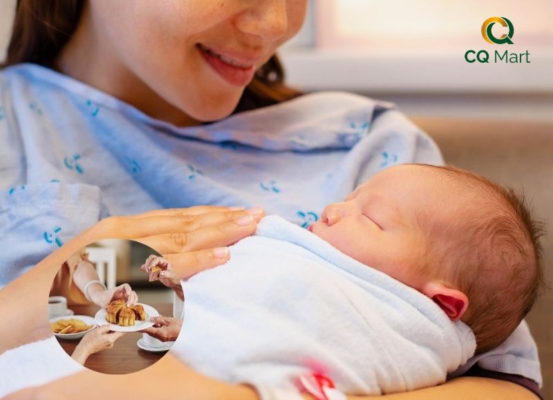 Ở cữ ăn bánh trung thu được không?