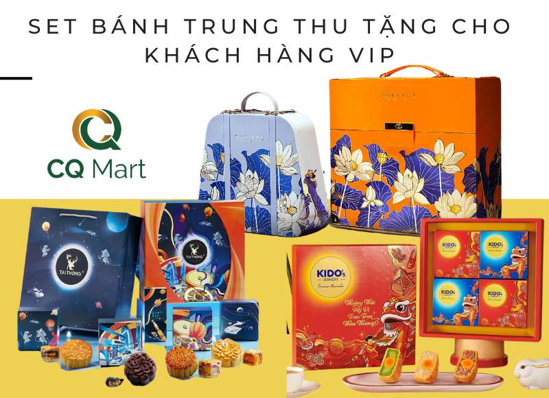 3 set bánh Trung thu tặng cho khách hàng VIP đầy ấn tượng