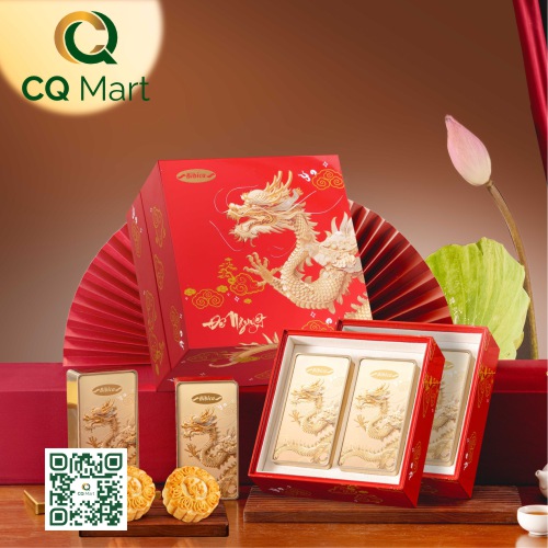Bánh Trung Thu Bibica 2025 Hộp Đế Nguyệt 2