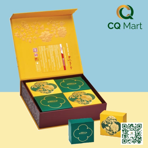 Bánh Trung Thu Bibica 2025 BST Sắc Màu Lễ Hội Vàng