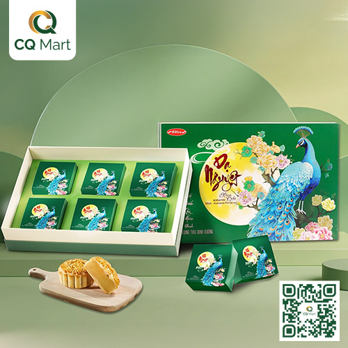 Bánh Trung Thu Bibica - Hộp Dạ Nguyệt (Khổng Tước)