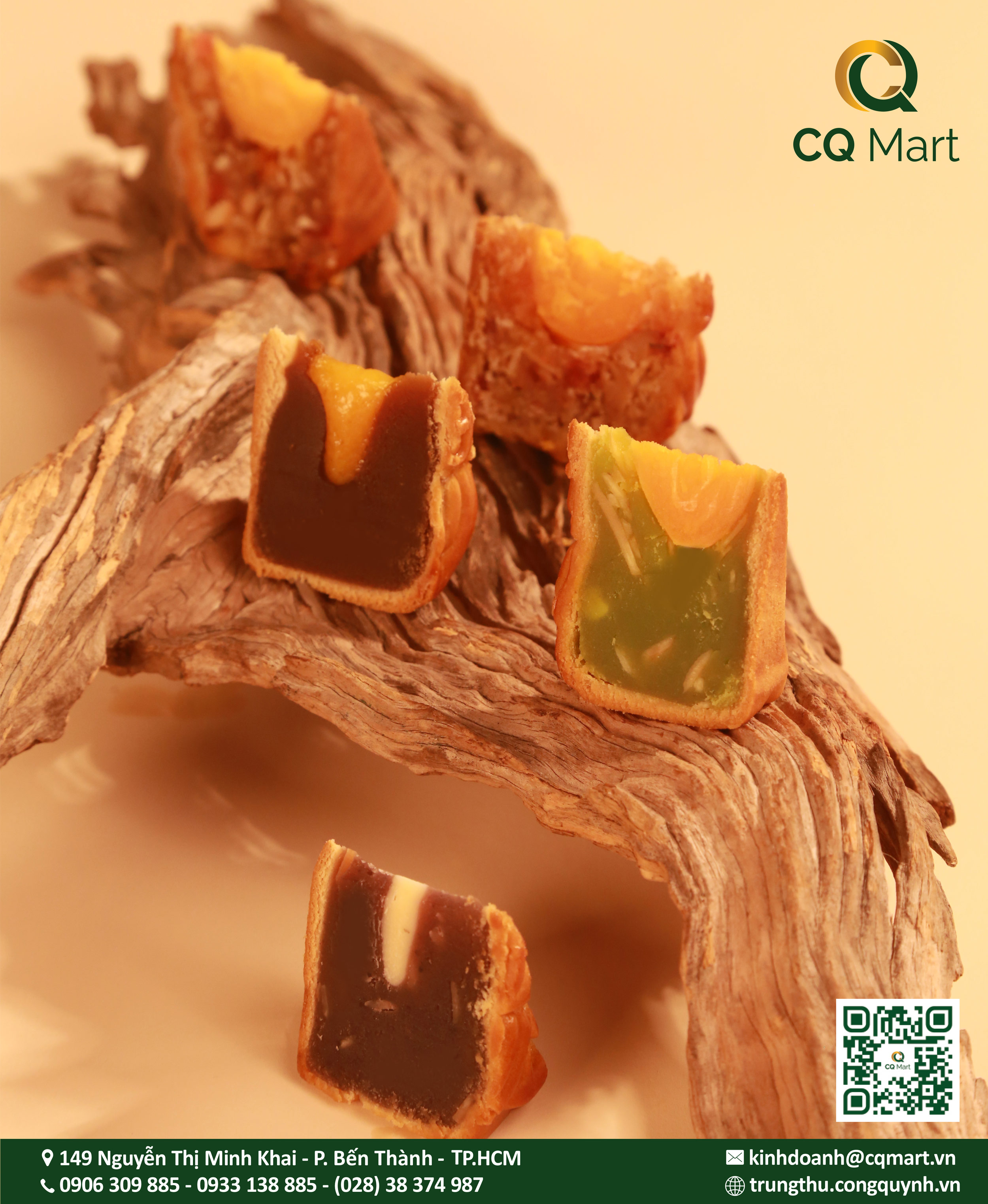 Bánh trung thu Brodard Sầu riêng 6 Ri