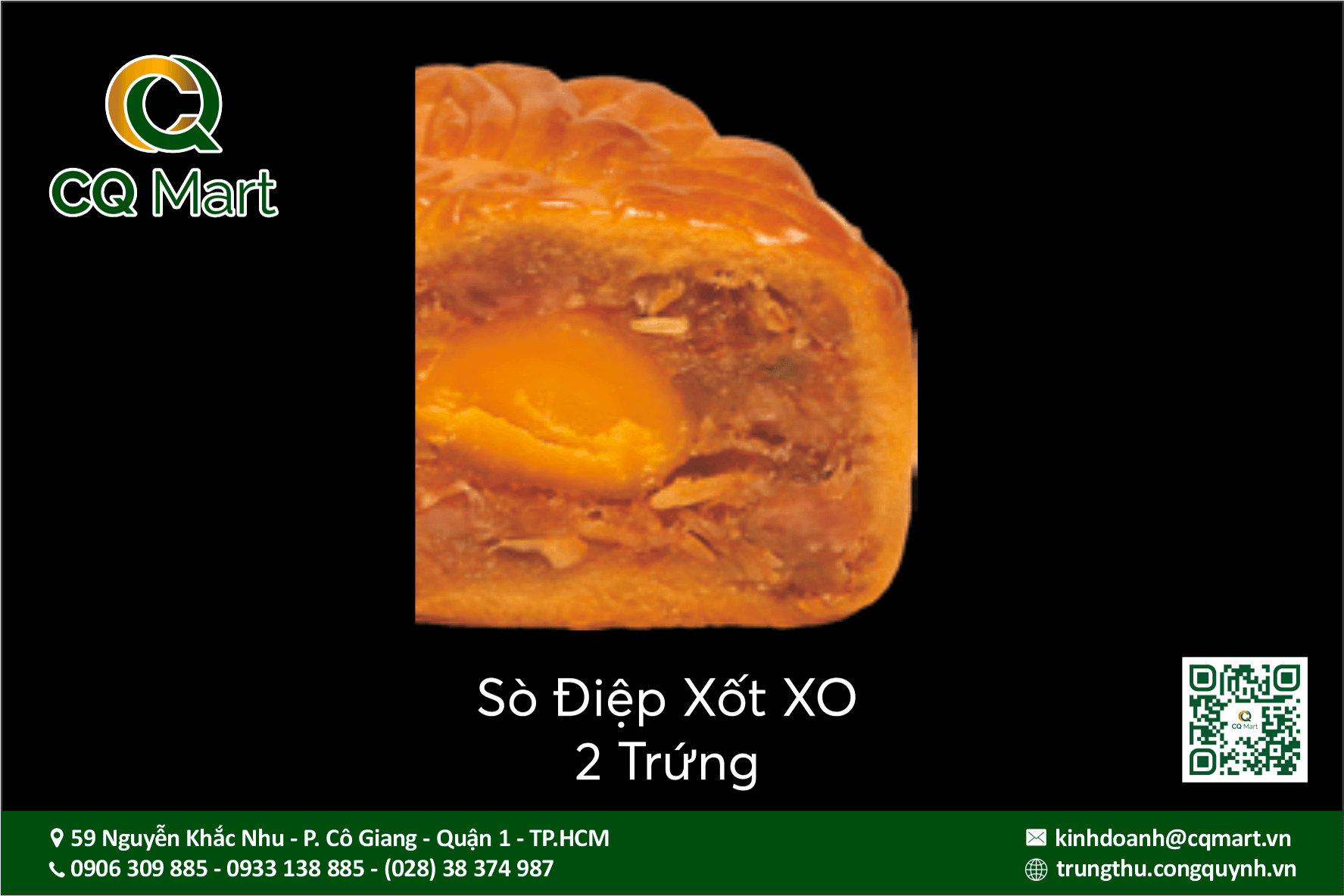 Bánh trung thu Brodard Sò Điệp Xốt XO