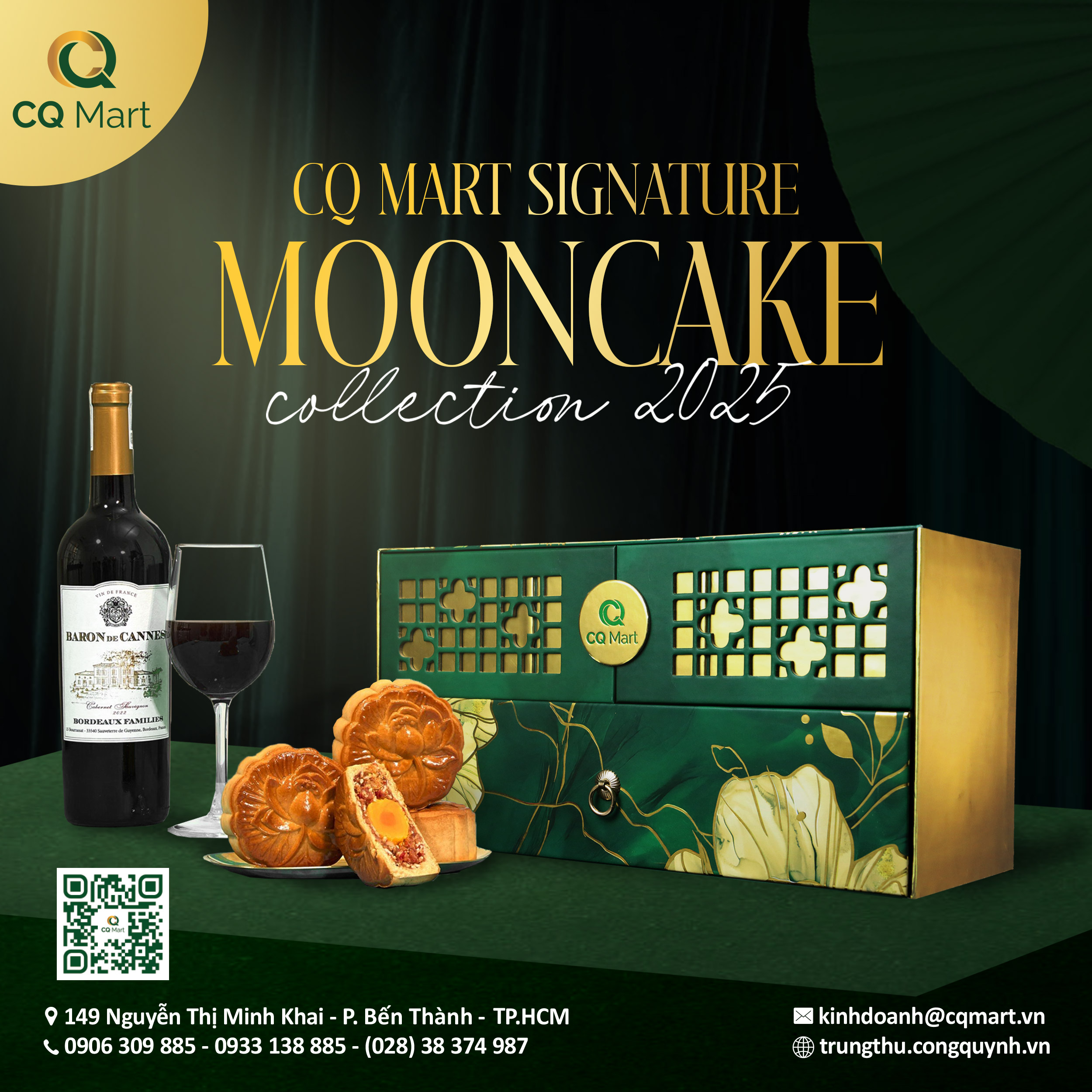 Bánh trung thu CQ Signature - Lục Bảo Nguyệt 2