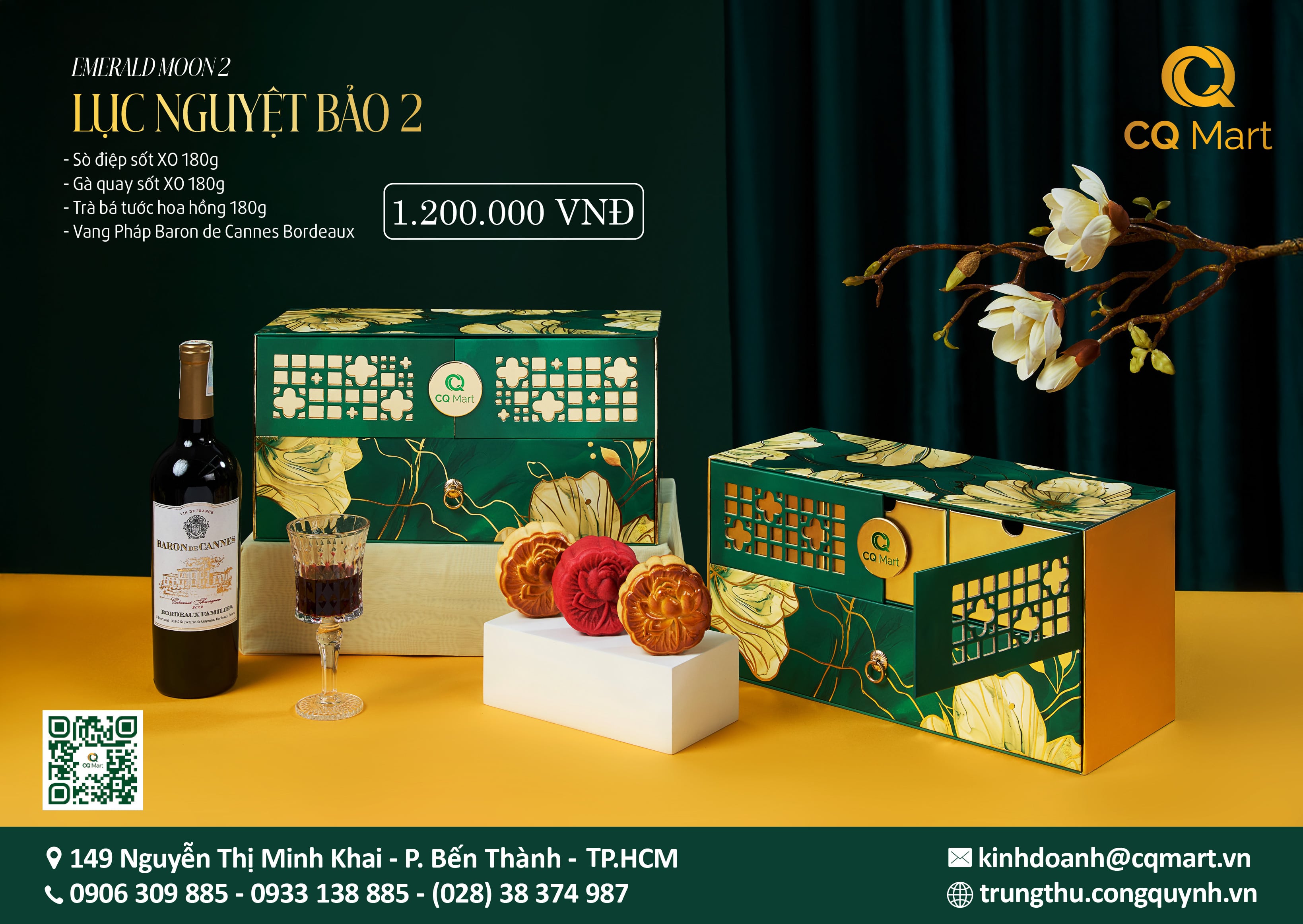 Bánh trung thu CQ Signature - Lục Nguyệt Bảo 2