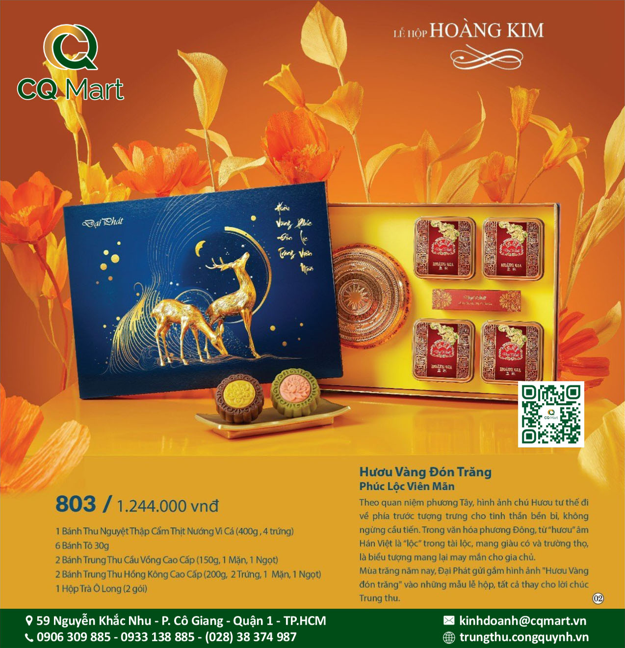 Bánh Trung Thu Đại Phát - Lễ Hộp Hoàng Kim 803