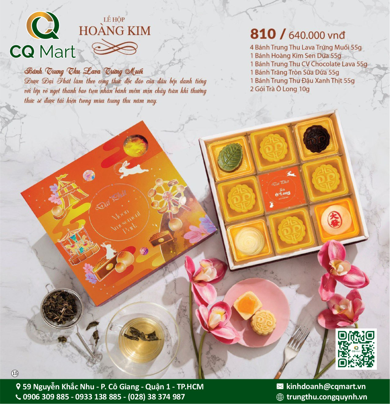 Bánh Trung Thu Đại Phát - Lễ Hộp Hoàng Kim 810