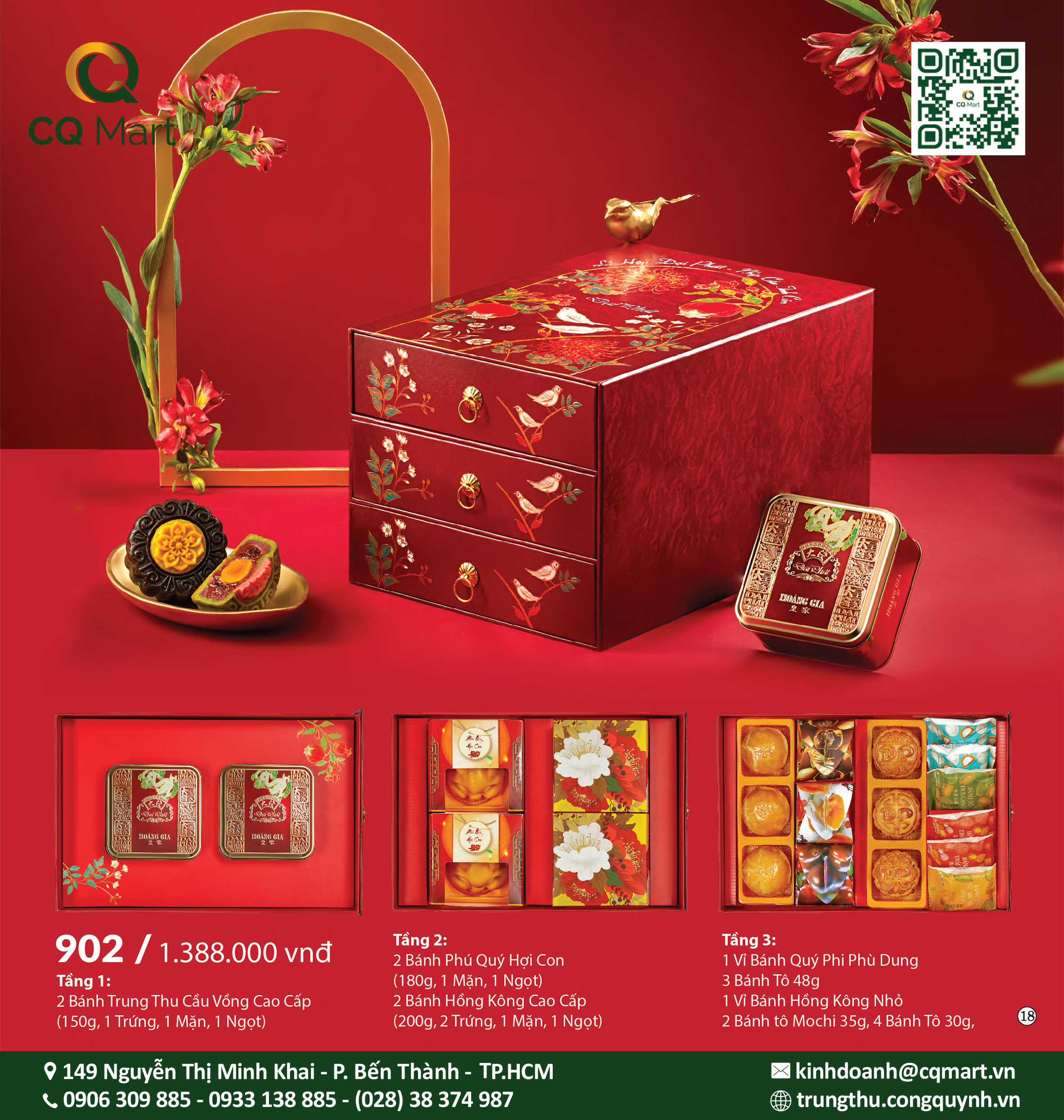Bánh Trung Thu Đại Phát - Lễ Hộp Hoàng Triều 902
