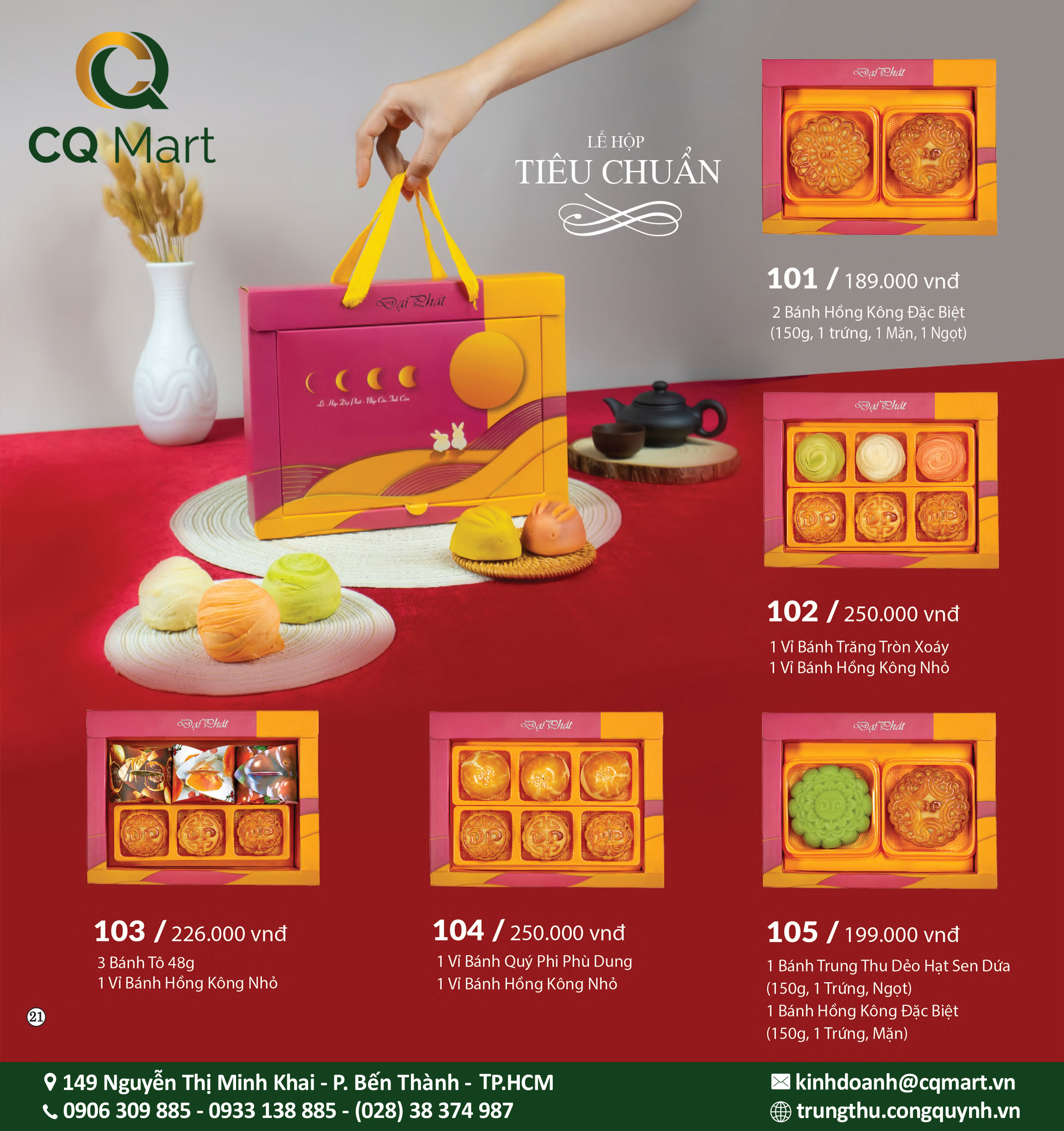 Bánh Trung Thu Đại Phát - Lễ Hộp Tiêu Chuẩn 105