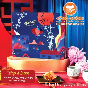 Bánh Trung Thu Givral 2023 Combo Sum Vầy 2 (4 Bánh)