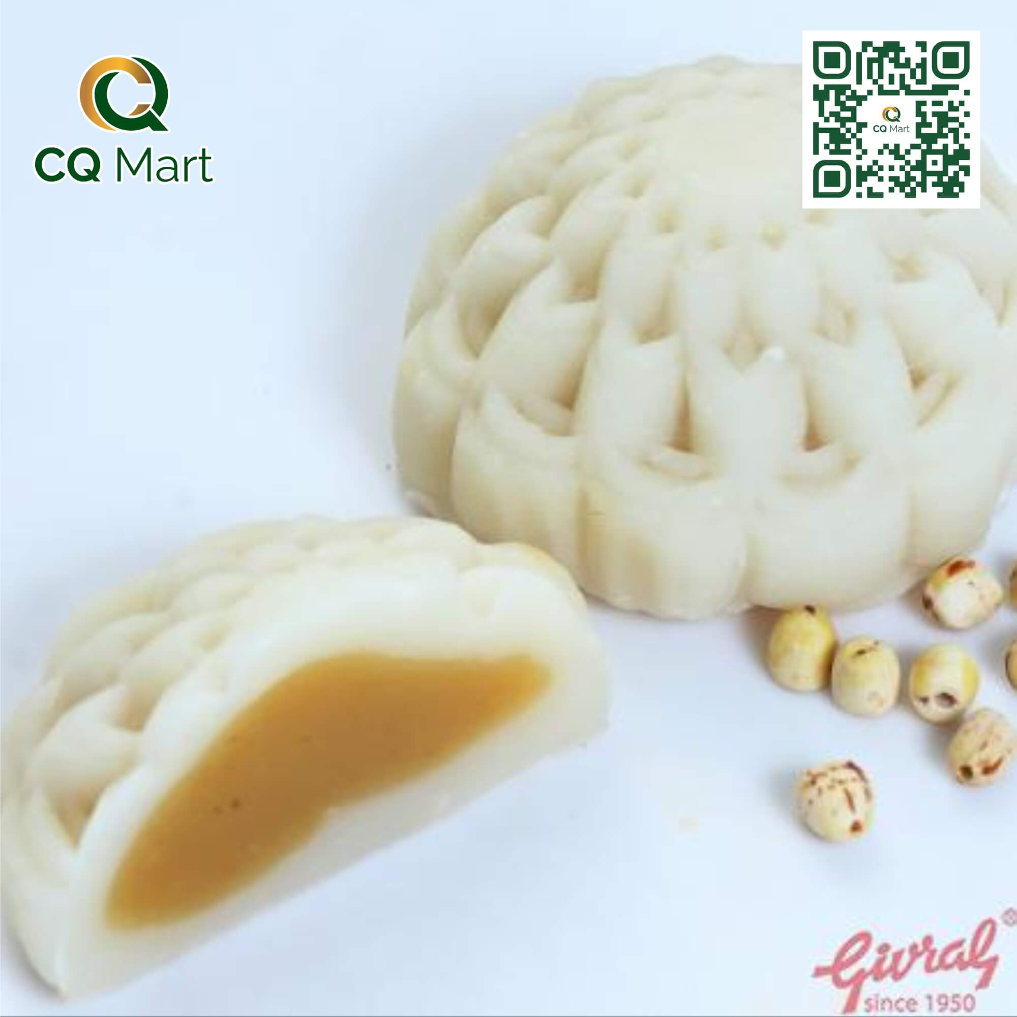 Bánh trung thu Givral Dẻo Hạt Sen 0 Trứng