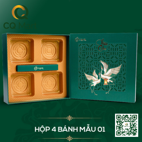 Bánh Trung Thu Hỷ Lâm Môn Hộp 4 bánh