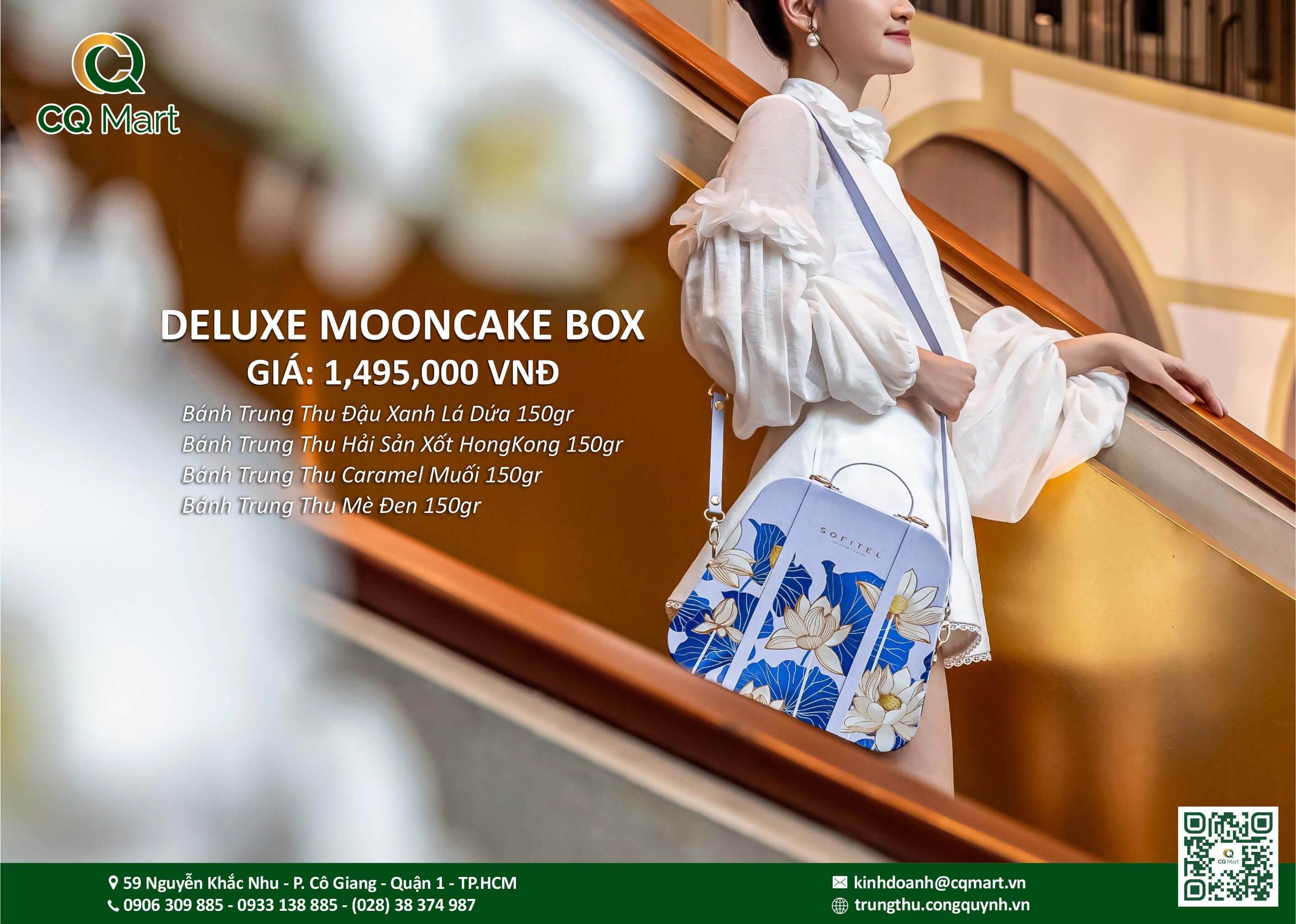 Bánh trung thu khách sạn năm sao Sofitel - DELUXE MOONCAKE BOX