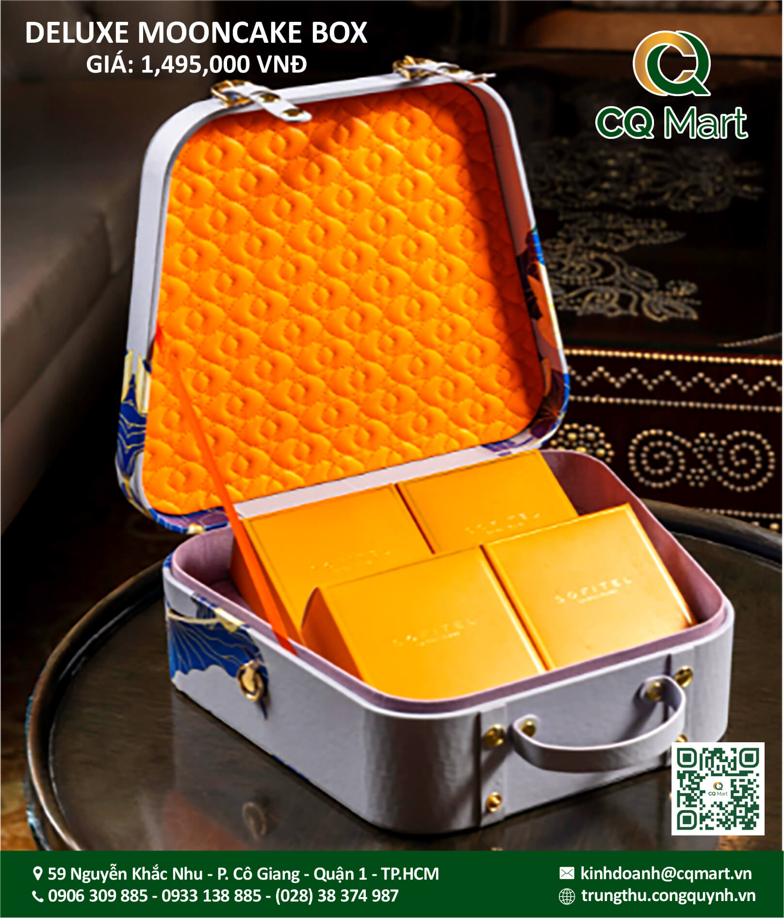 Bánh trung thu khách sạn năm sao Sofitel - DELUXE MOONCAKE BOX