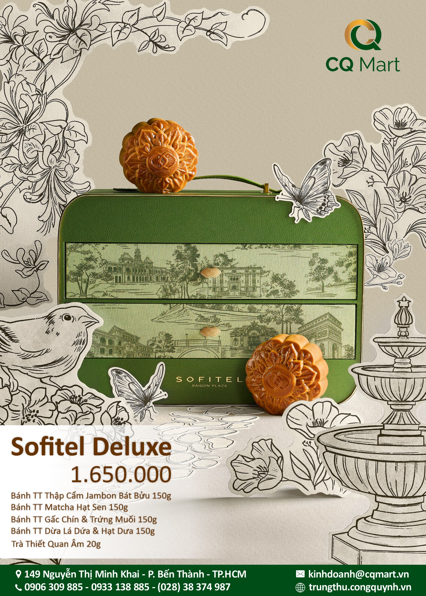 Bánh trung thu Khách Sạn Năm Sao Sofitel