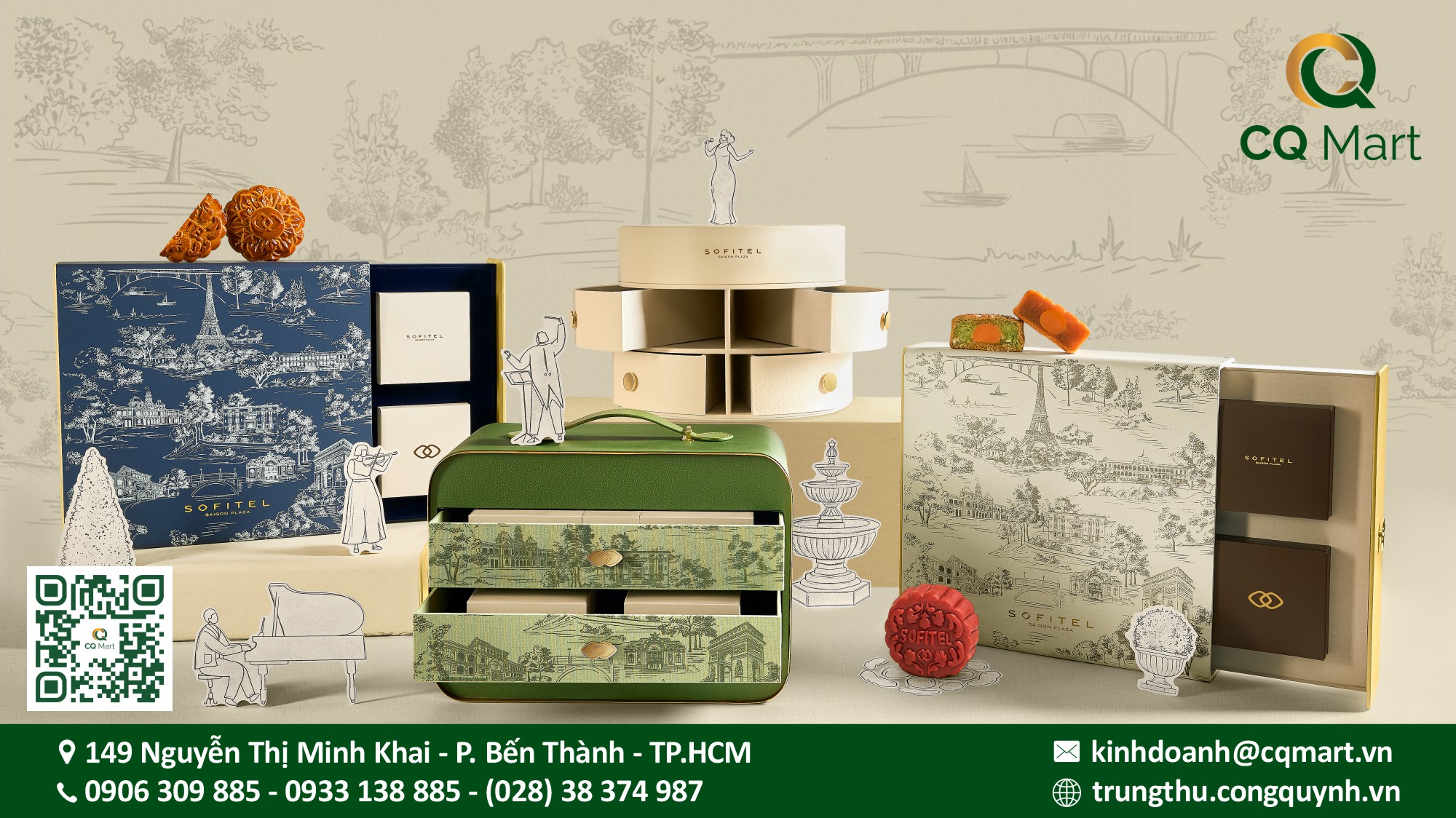 Bánh trung thu Khách Sạn Năm Sao Sofitel
