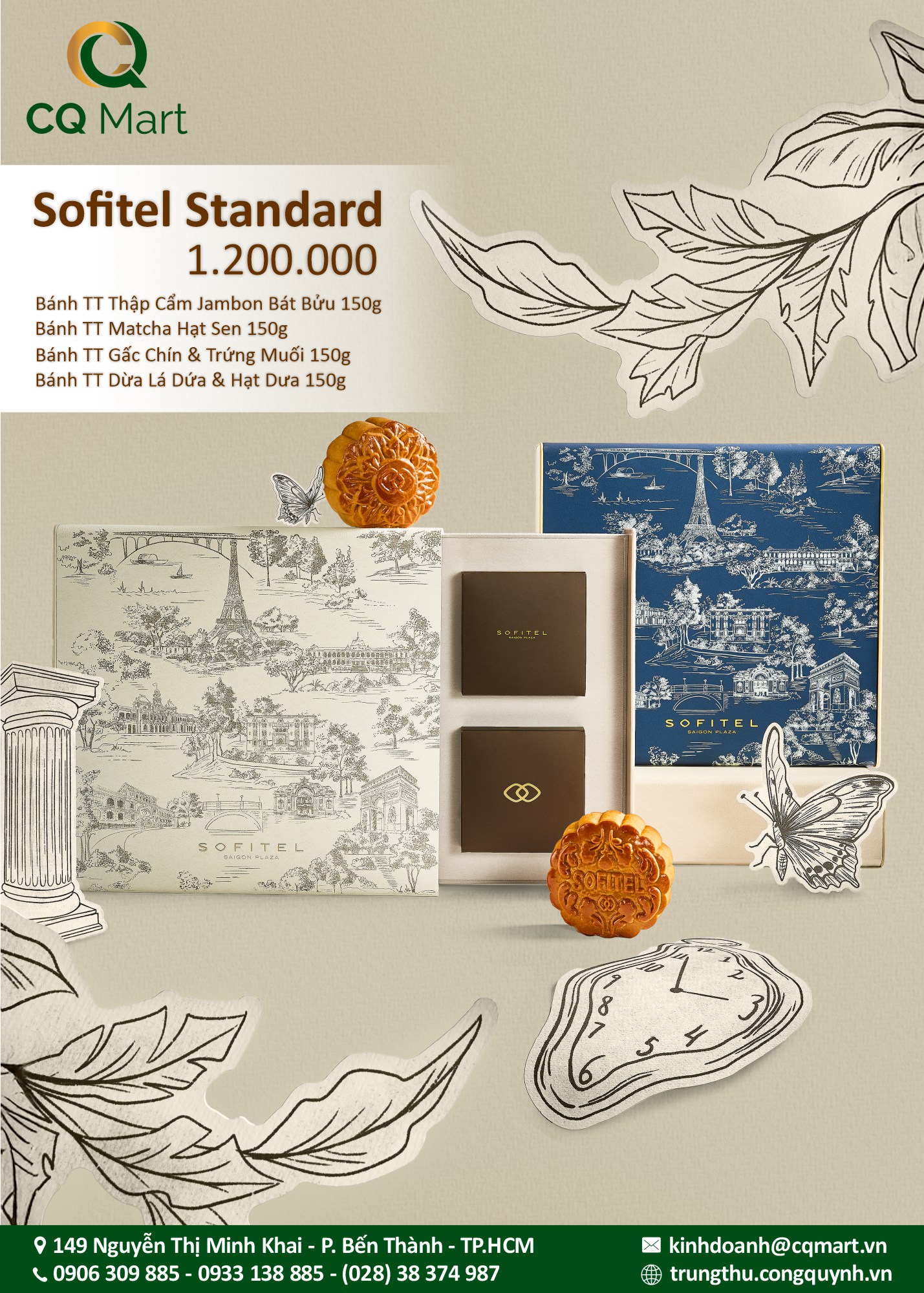 Bánh trung thu Khách Sạn Năm Sao Sofitel