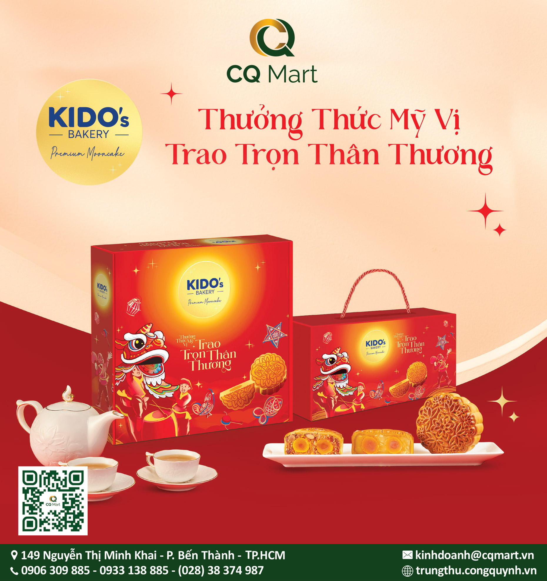 Bánh trung thu Kido - Hộp Tự Chọn