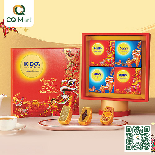 Bánh trung thu Kido - Mỹ Vị An Khang Đỏ