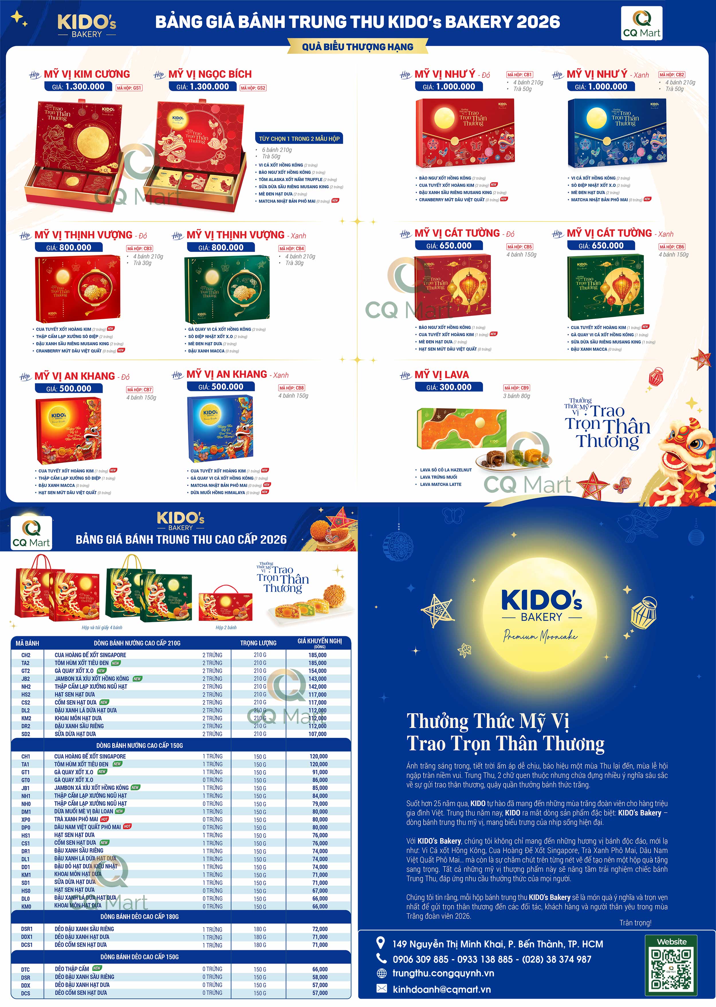 Bánh trung thu Kido - Mỹ Vị Như Ý Đỏ