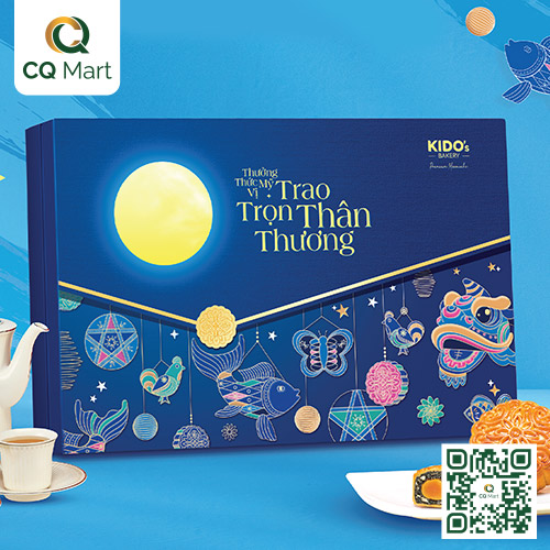 Bánh trung thu Kido - Mỹ Vị Như Ý Xanh
