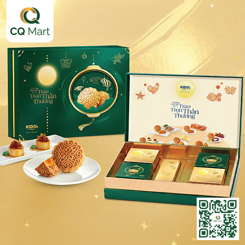 Bánh trung thu Kido - Mỹ Vị Thịnh Vượng Xanh