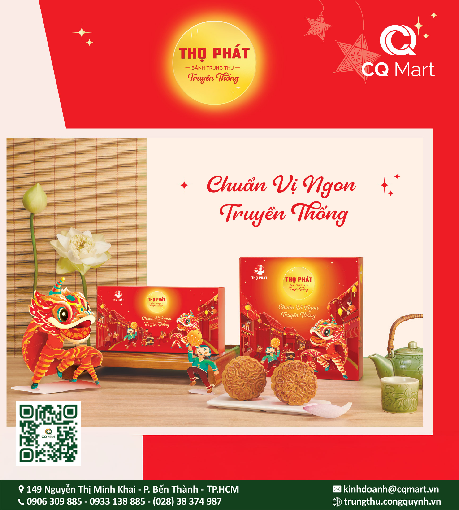 Bánh trung thu Thọ Phát - Hộp Truyền Thống