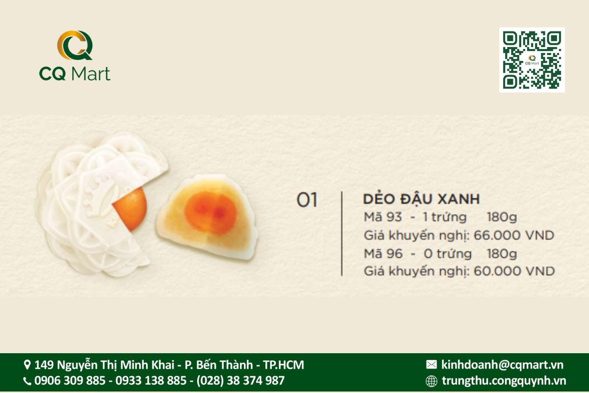 Bánh trung thu Kinh Đô Dẻo Đậu Xanh