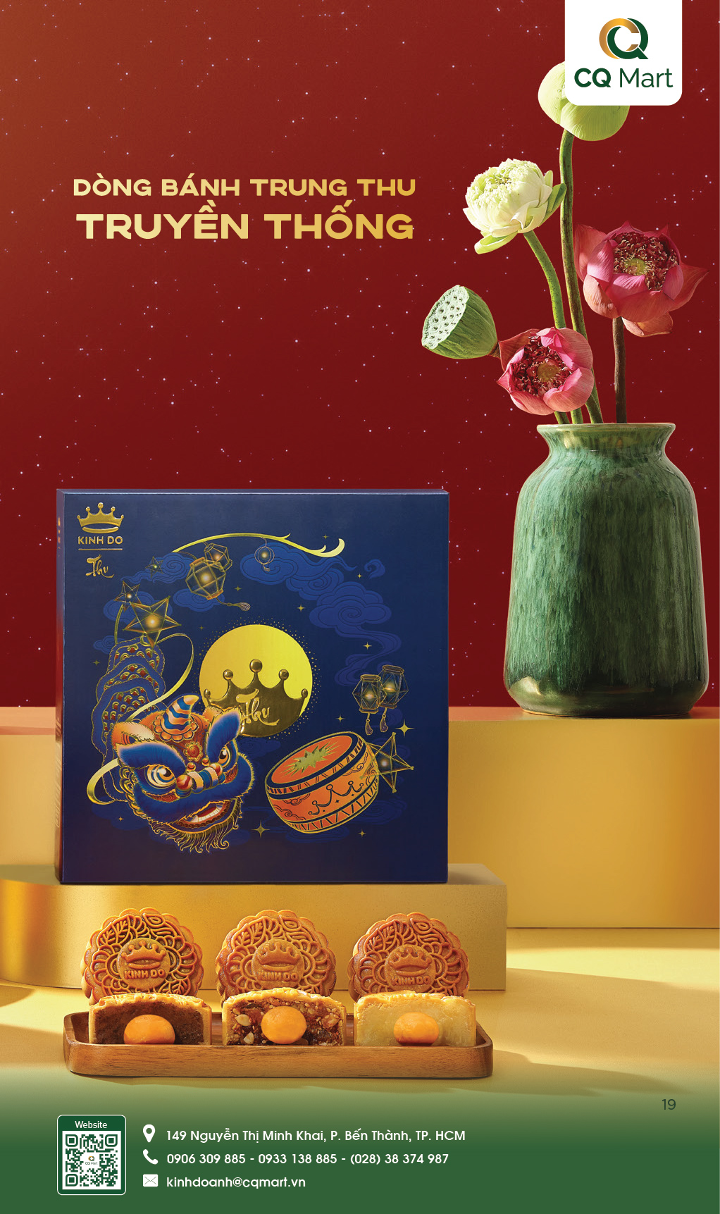 Bánh Trung Thu Kinh Đô - Hộp 4 Bánh Lớn