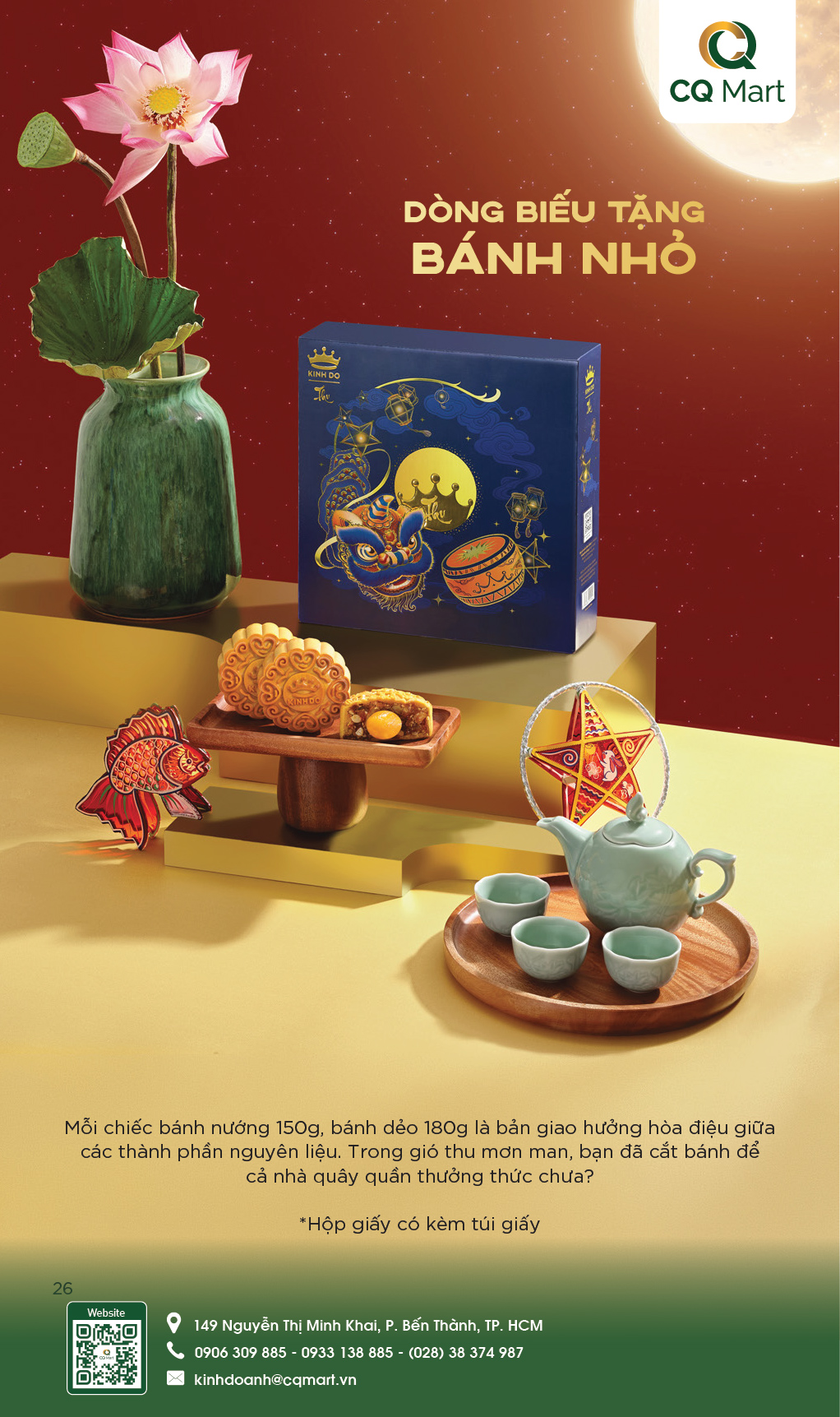 Bánh Trung Thu Kinh Đô Hộp 4 Bánh Nhỏ