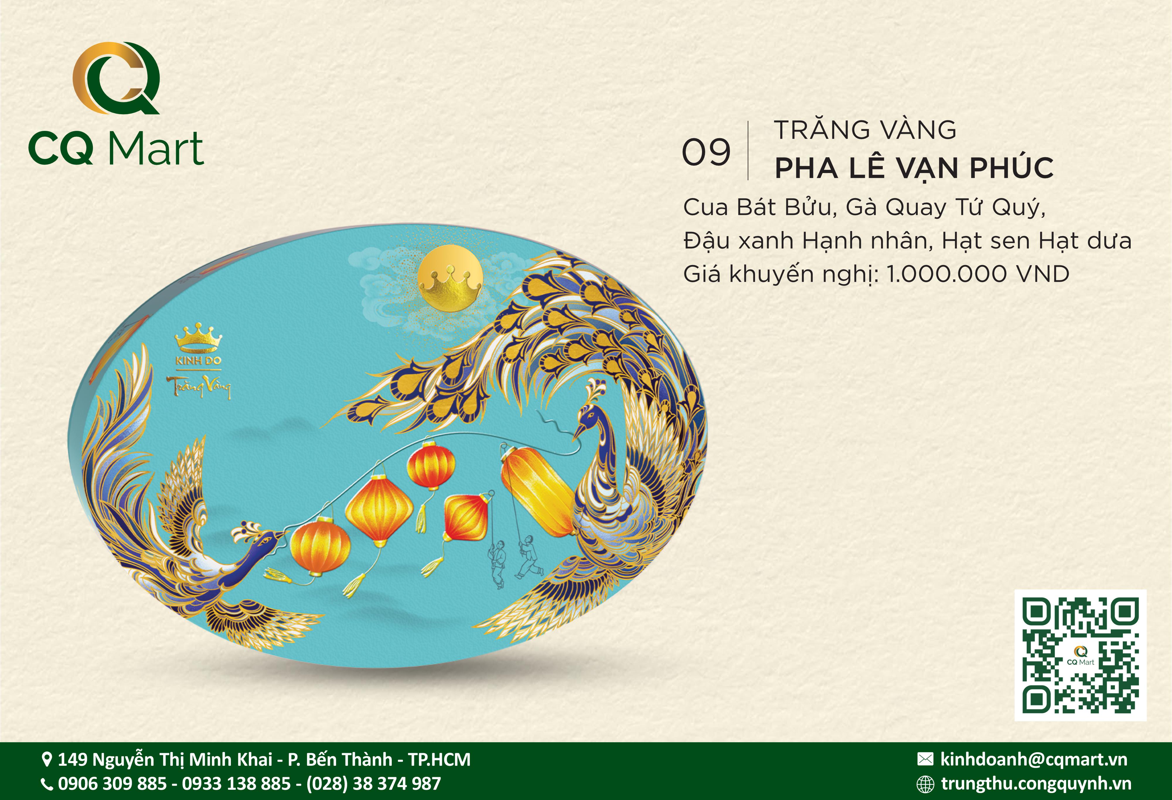 Bánh trung thu Kinh Đô Trăng Vàng Pha Lê Vạn Phúc