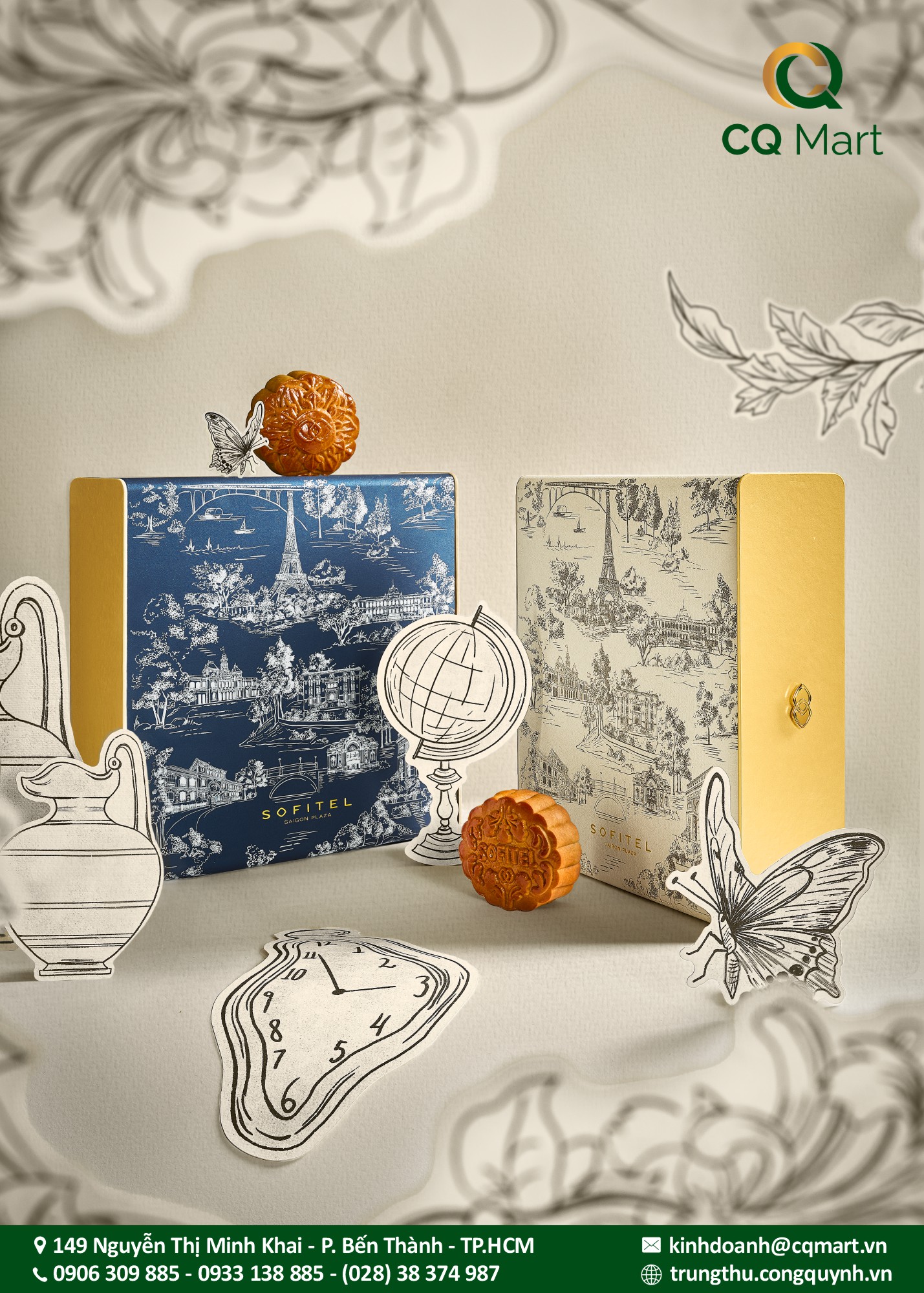 Bánh trung thu KS năm sao Sofitel - STANDARD MOONCAKE BOX
