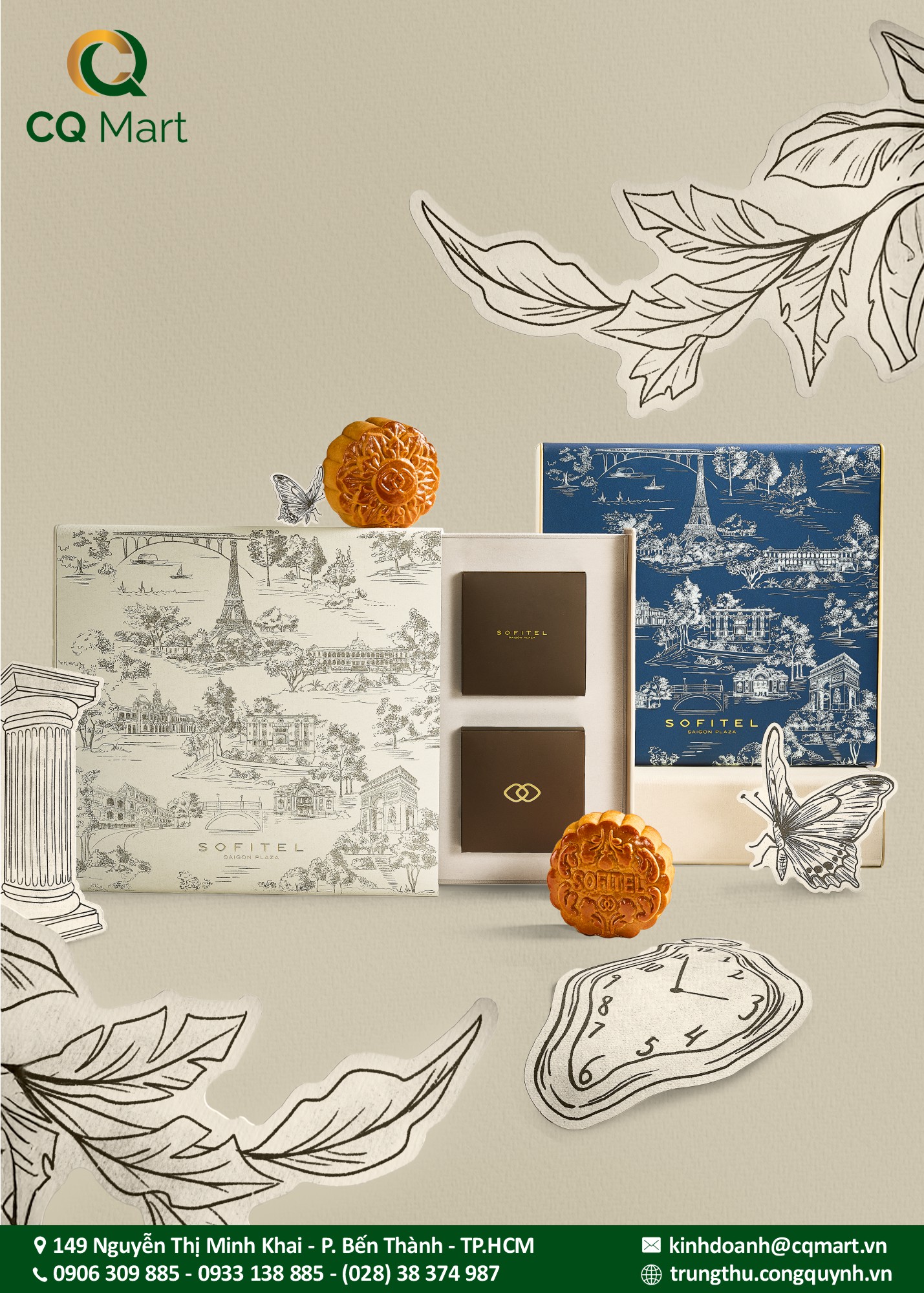 Bánh trung thu KS năm sao Sofitel - STANDARD MOONCAKE BOX