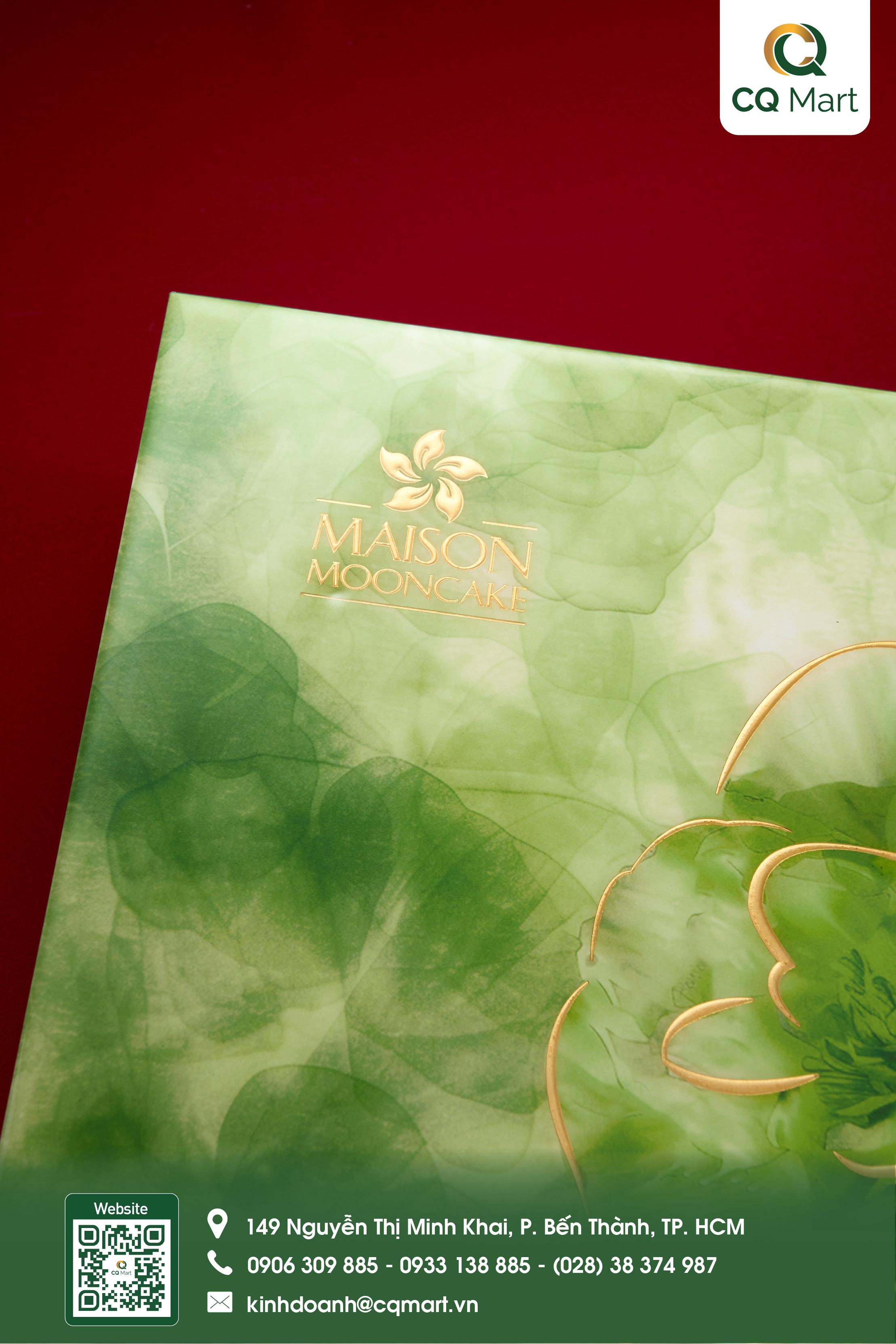 Bánh Trung Thu Maison - Hộp Sắc Hoa (Xanh Lá) 