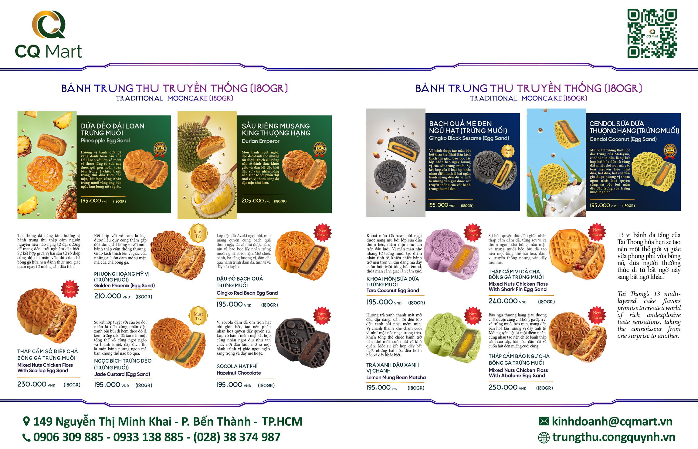 Bánh Trung Thu Nhập Khẩu Tai Thong 2025