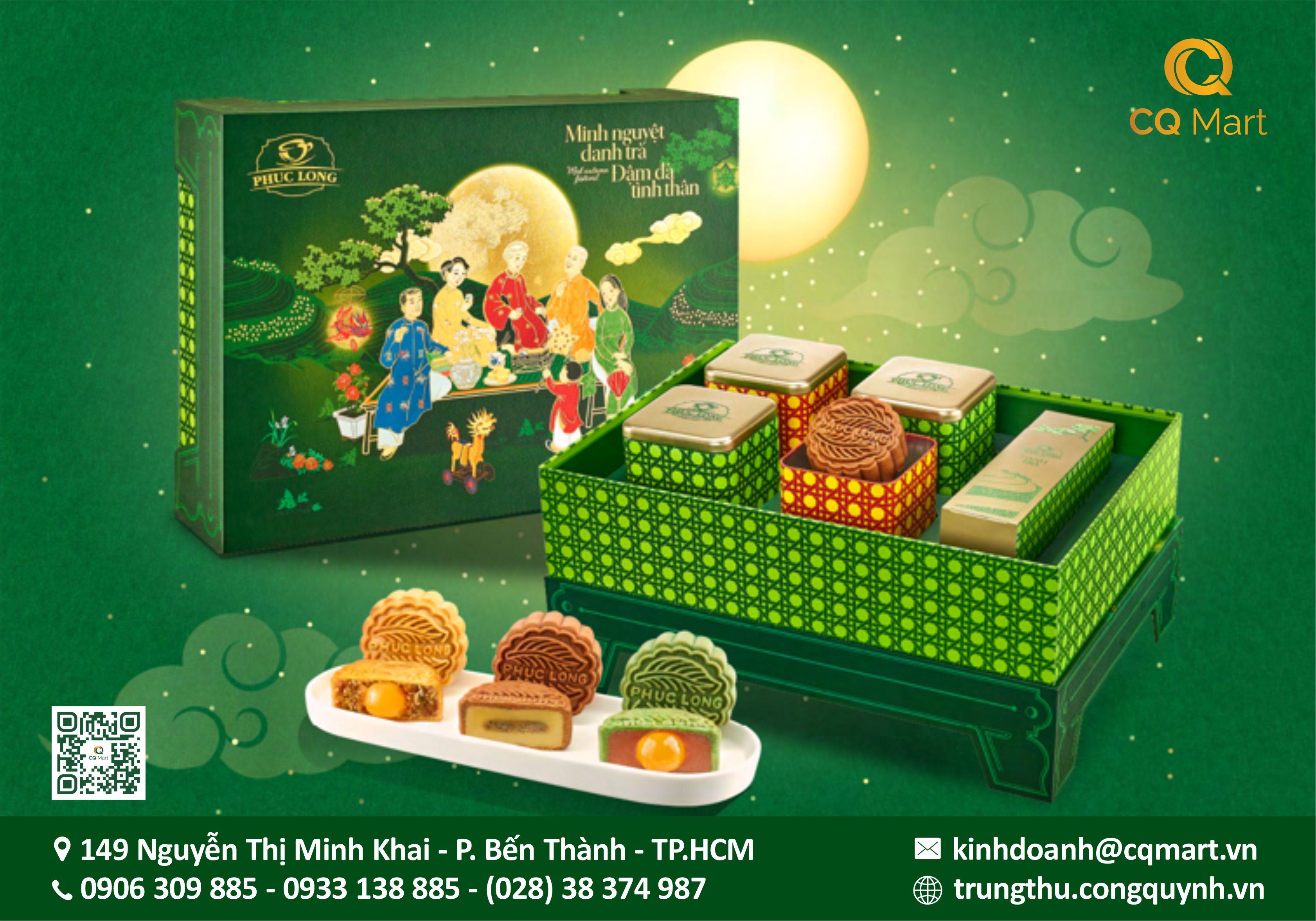 Bánh Trung Thu Phúc Long - Hộp 4 bánh