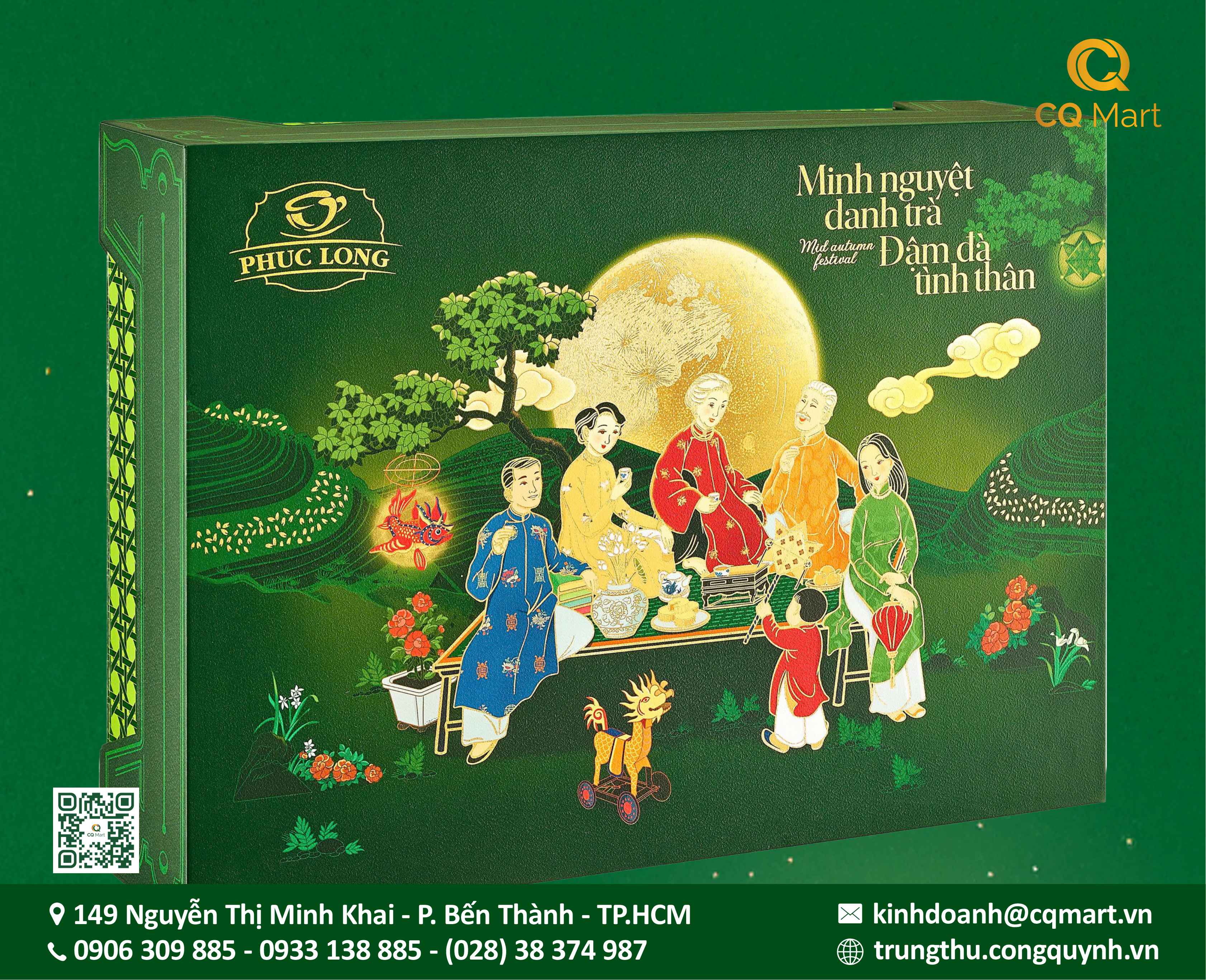 Bánh Trung Thu Phúc Long - Hộp 4 bánh