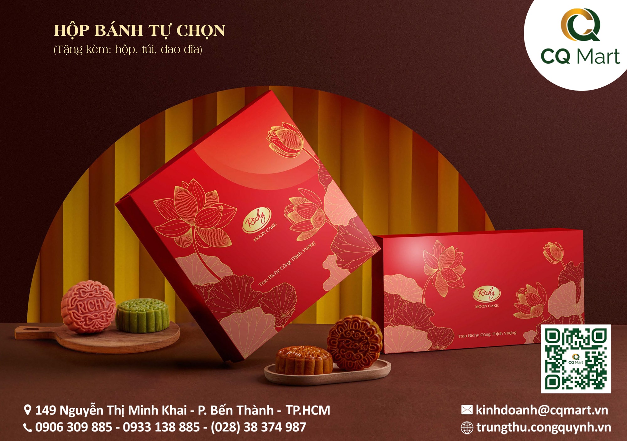 Bánh trung thu Richy - Hộp tự chọn