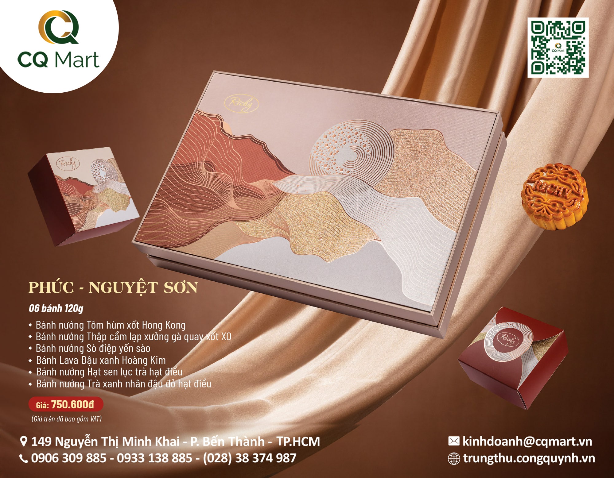 Bánh trung thu Richy Phúc - Nguyệt Sơn
