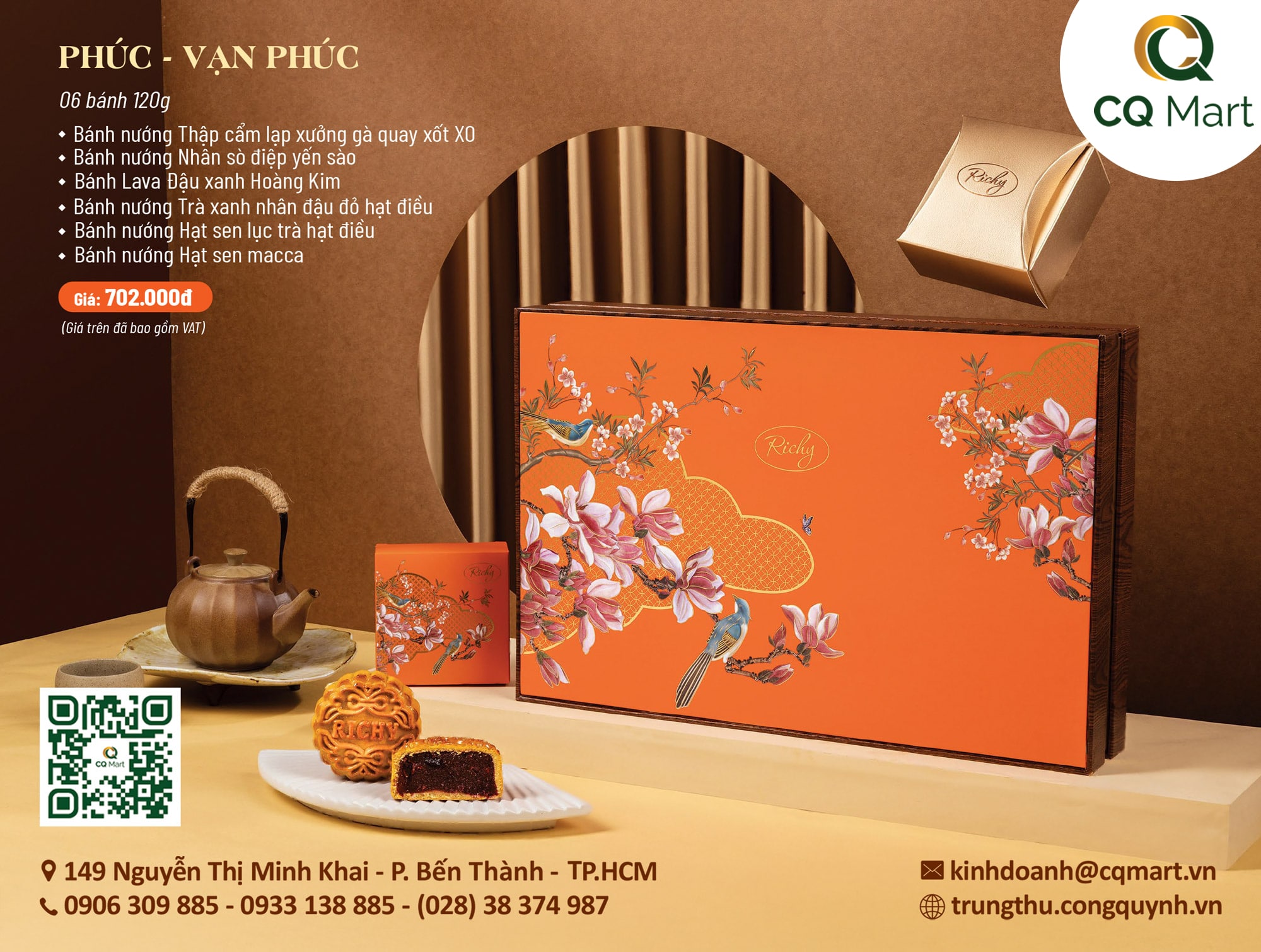 Bánh trung thu Richy Phúc - Vạn Phúc