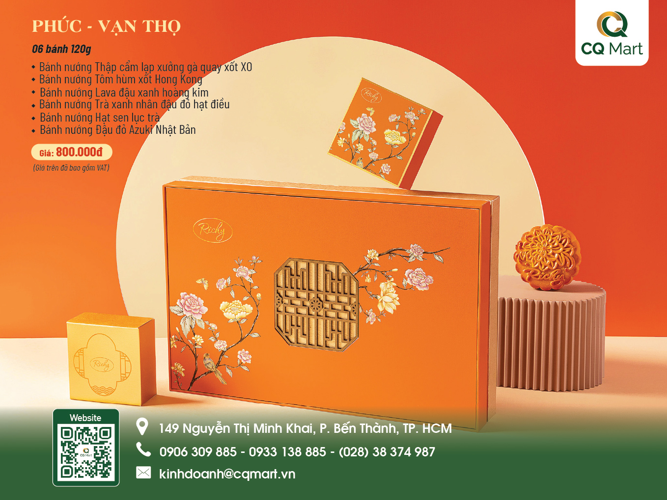 Bánh trung thu Richy Phúc - Vạn Thọ