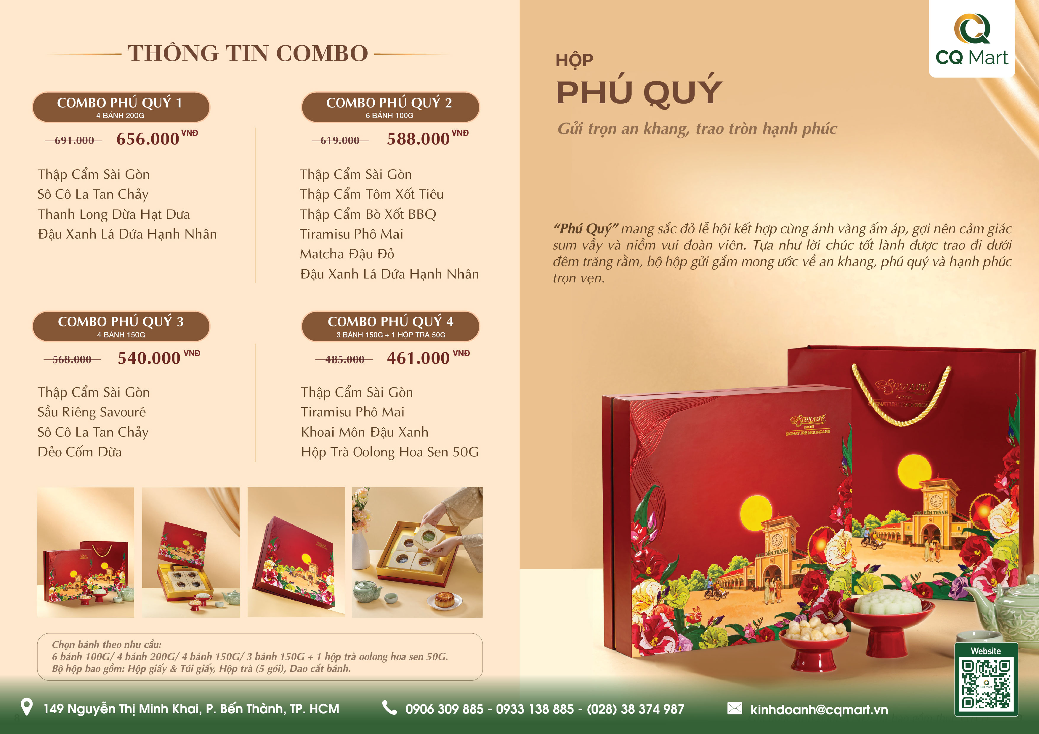 Bánh Trung Thu Savouré - Hộp Phú Quý 1