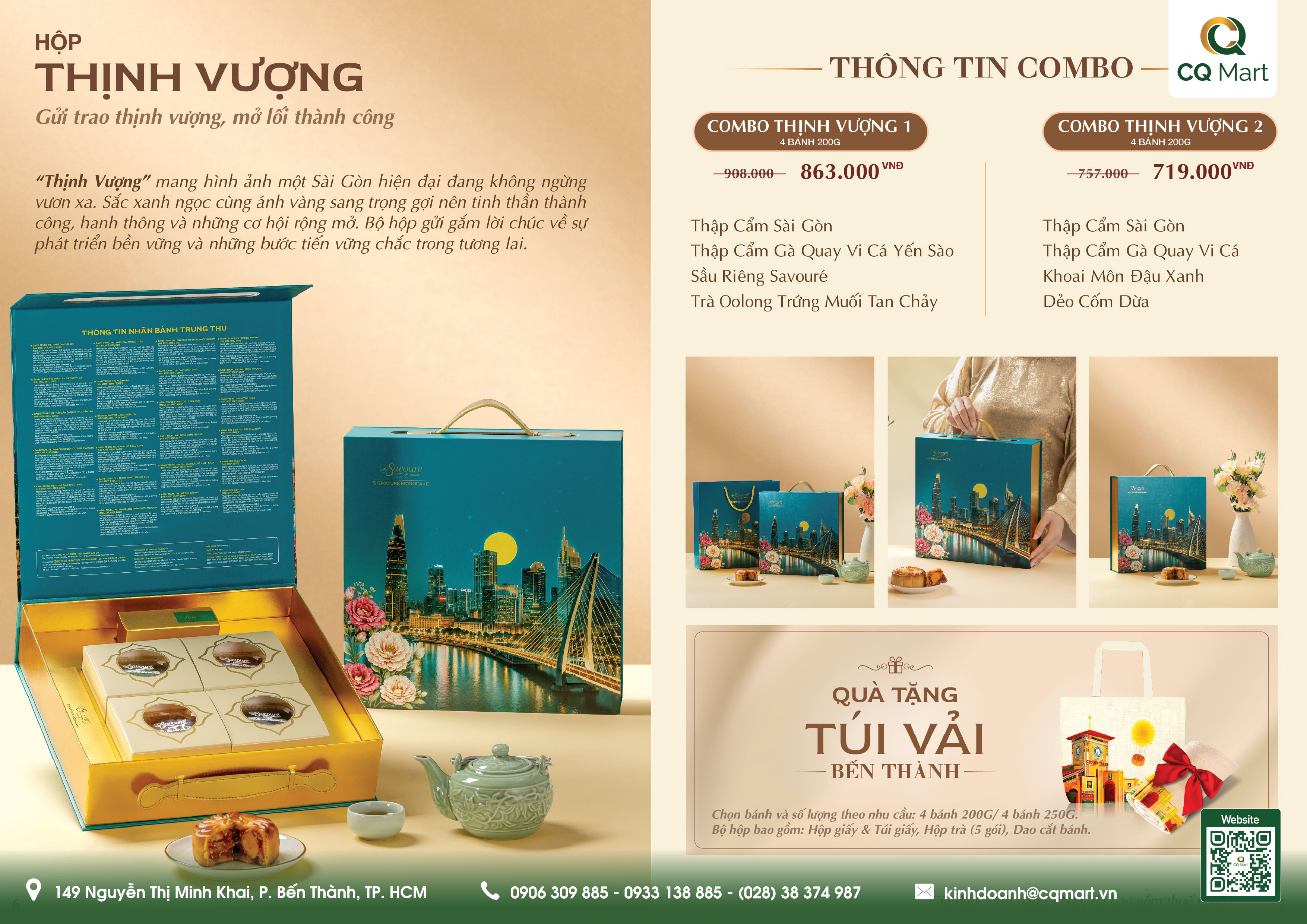 Bánh Trung Thu Savouré - Hộp Thịnh Vượng 2