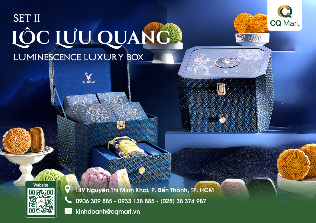Bánh Trung Thu Tai Thong - Lộc Lưu Quang 11 (Xanh Thuỷ Quân)